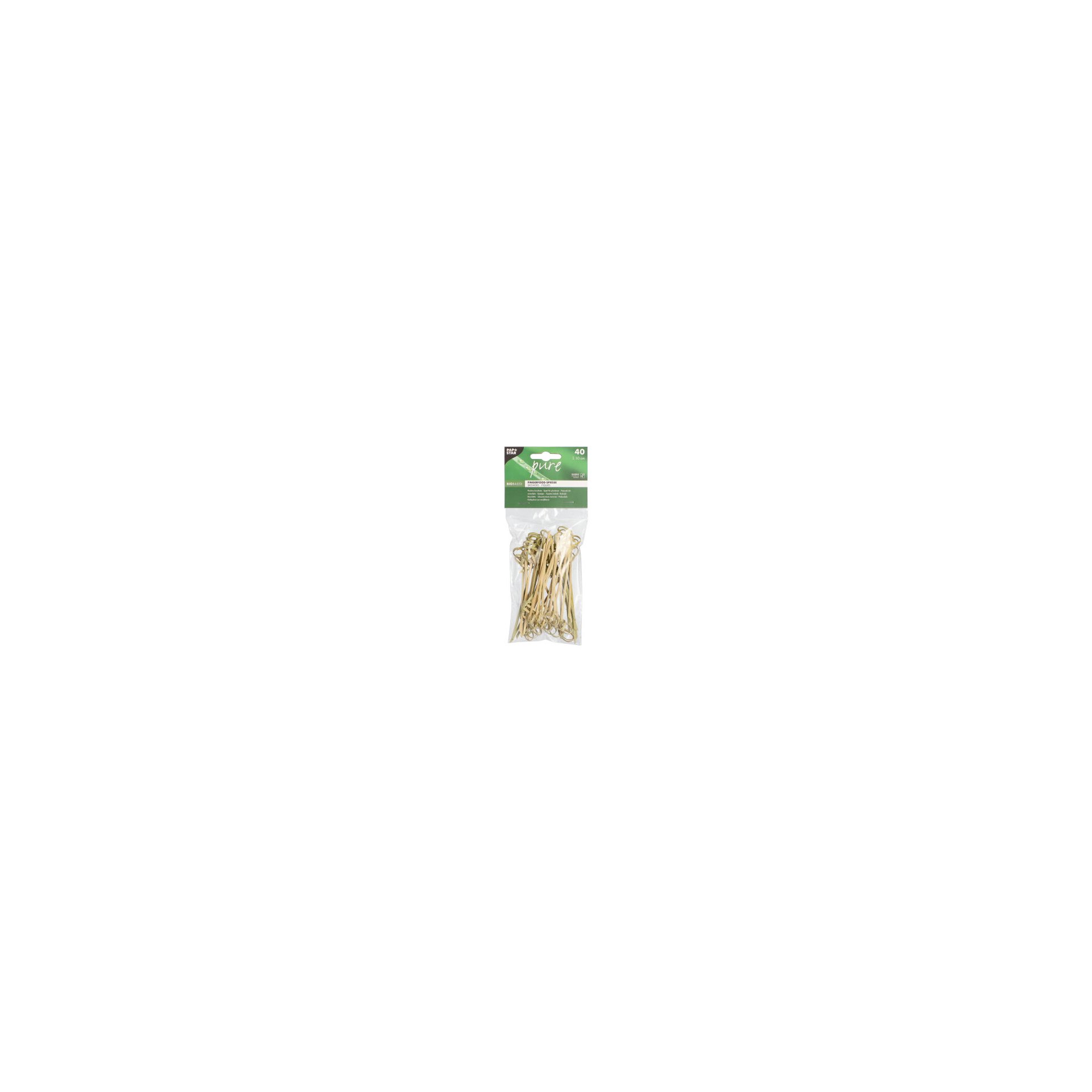 Fingerfood - Picker "pure" 10 cm "Knoten"