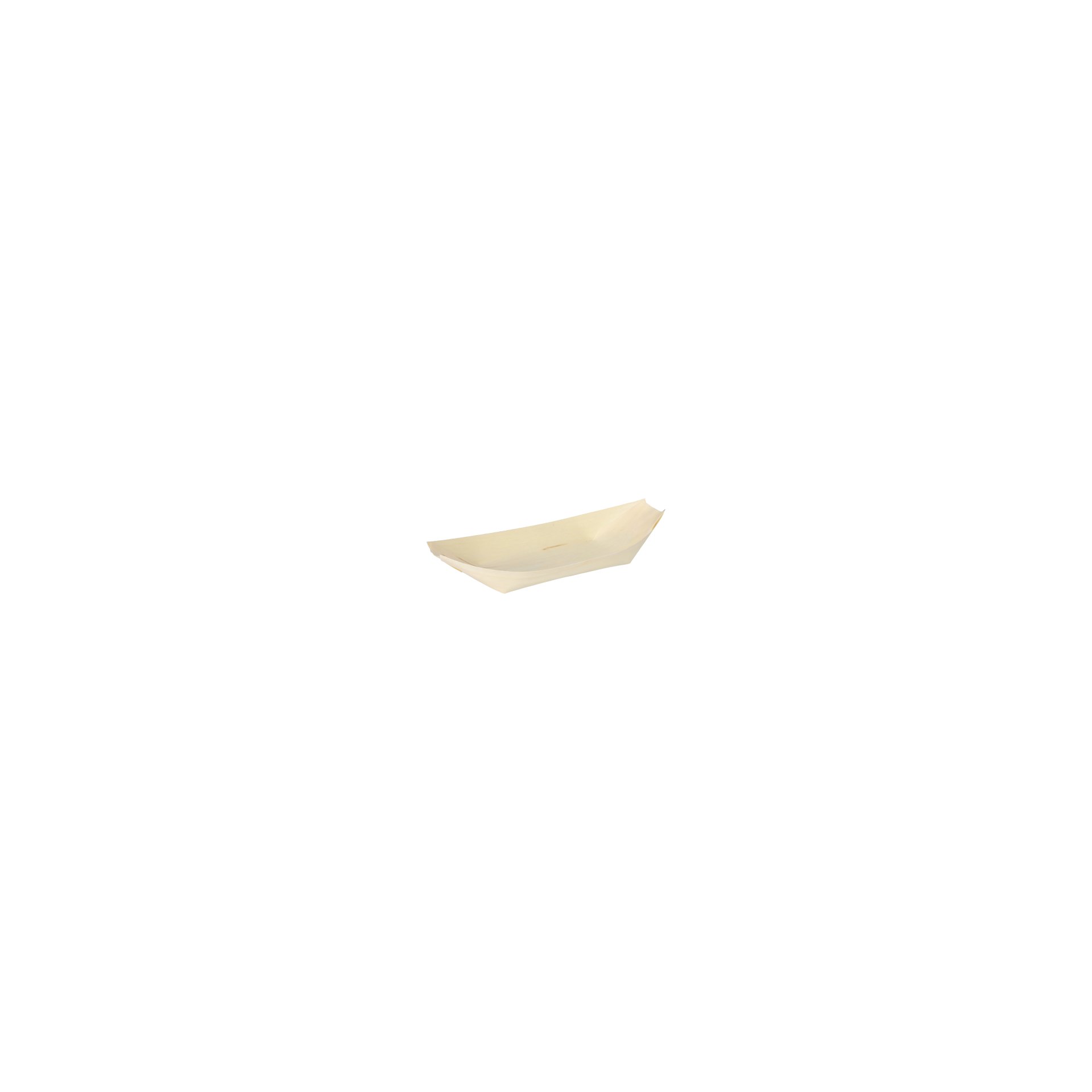 Fingerfood - Schalen, Holz "pure" 25 cm x 10 cm "Schiffchen" Fingerfood - Schalen, Holz "pure" 25 cm x 10 cm "Schiffchen"