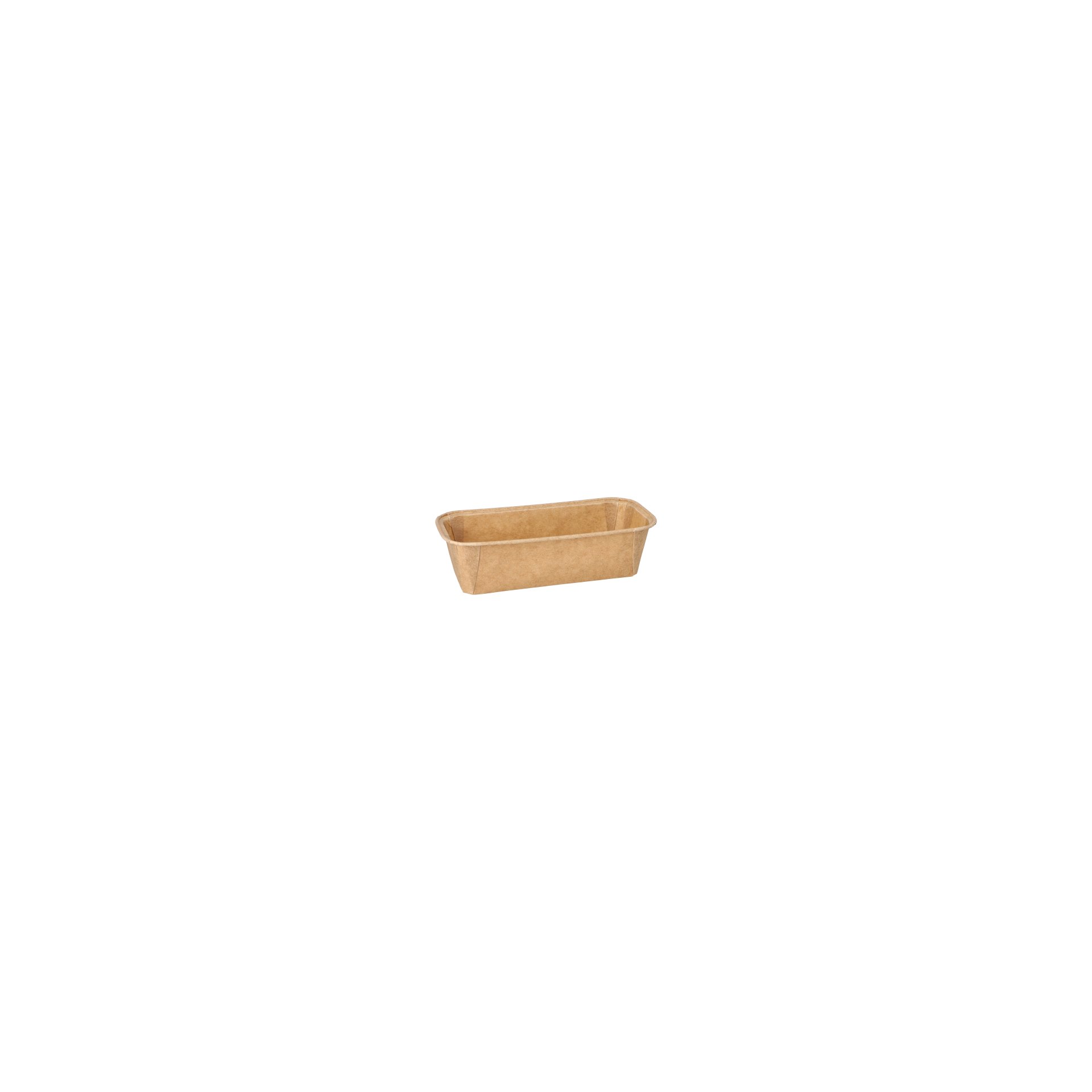 Backformen eckig 523 ml 5 cm x 8,5 cm x 18,8 cm braun