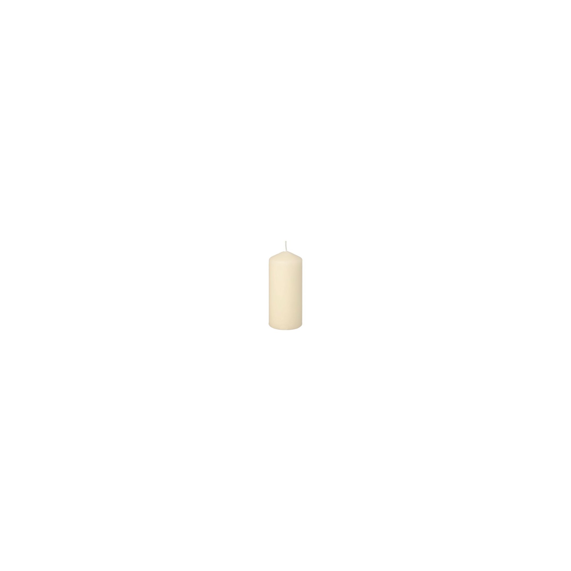 Stumpenkerzen Ø 40 mm · 90 mm creme
