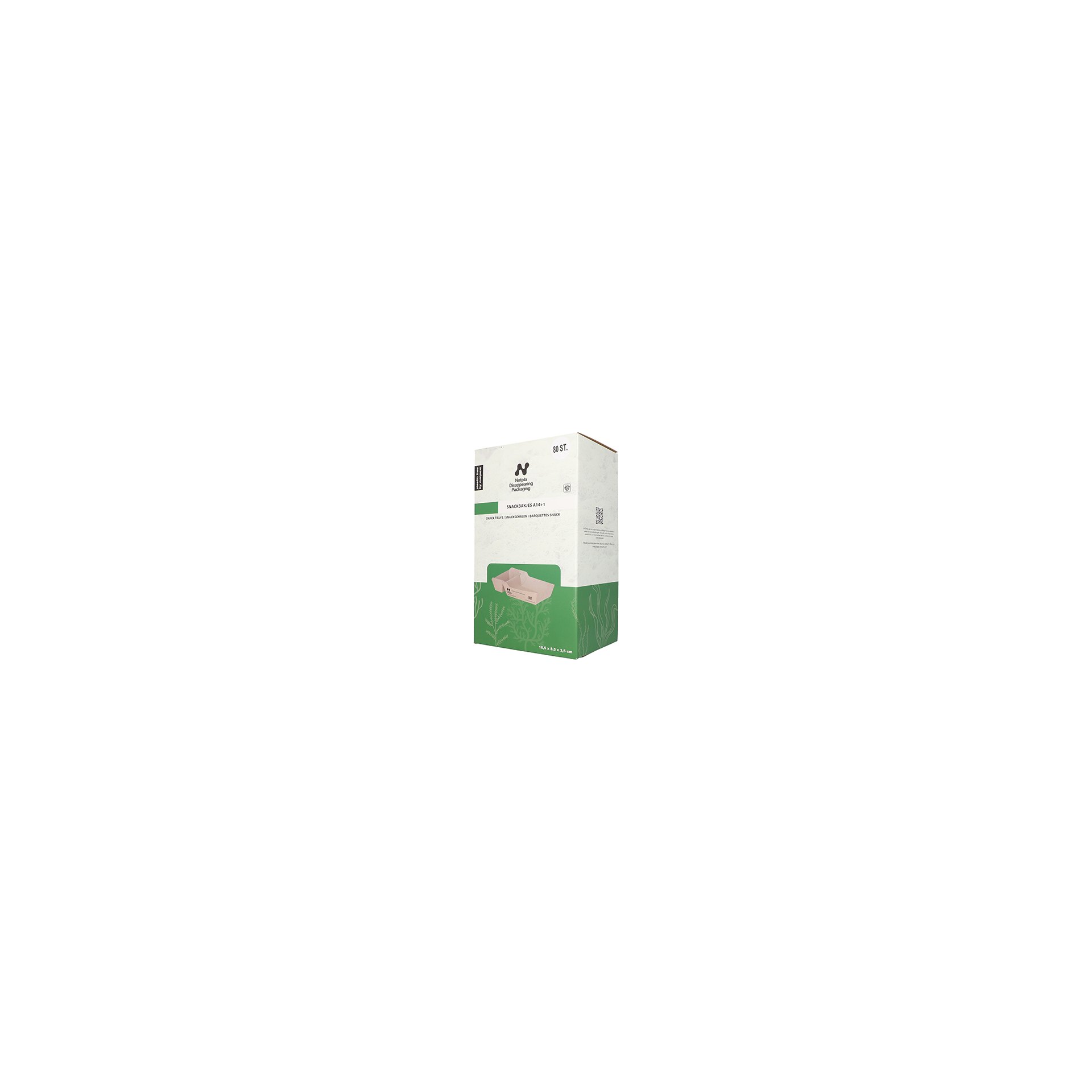 Snacktrays, Pappe "NOTPLA" 3,5 cm x 8,5 cm x 16,5 cm braun Snacktrays, Pappe "NOTPLA" 3,5 cm x 8,5 cm x 16,5 cm braun