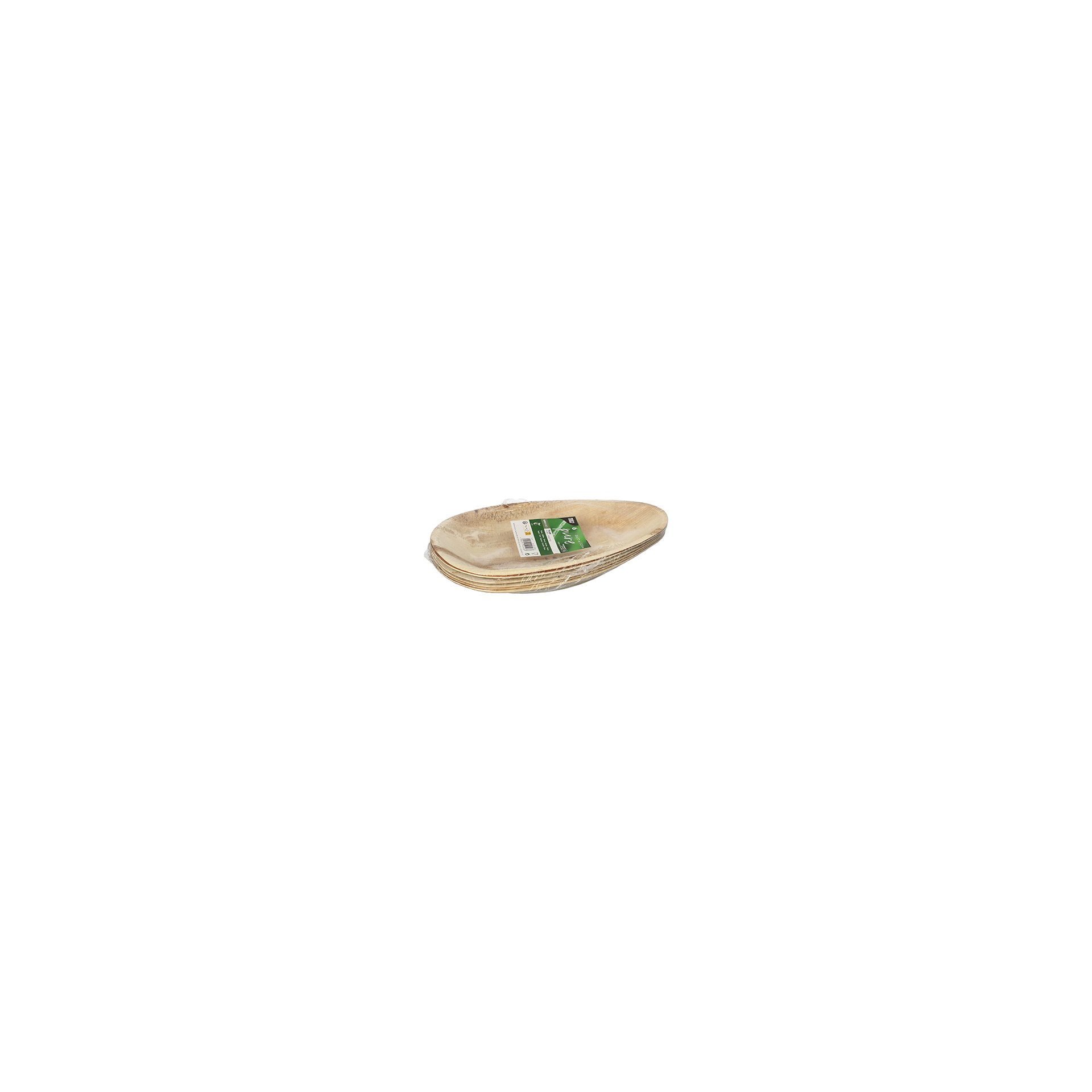 Teller, Palmblatt "pure" oval 26 cm x 17 cm x 2,5 cm