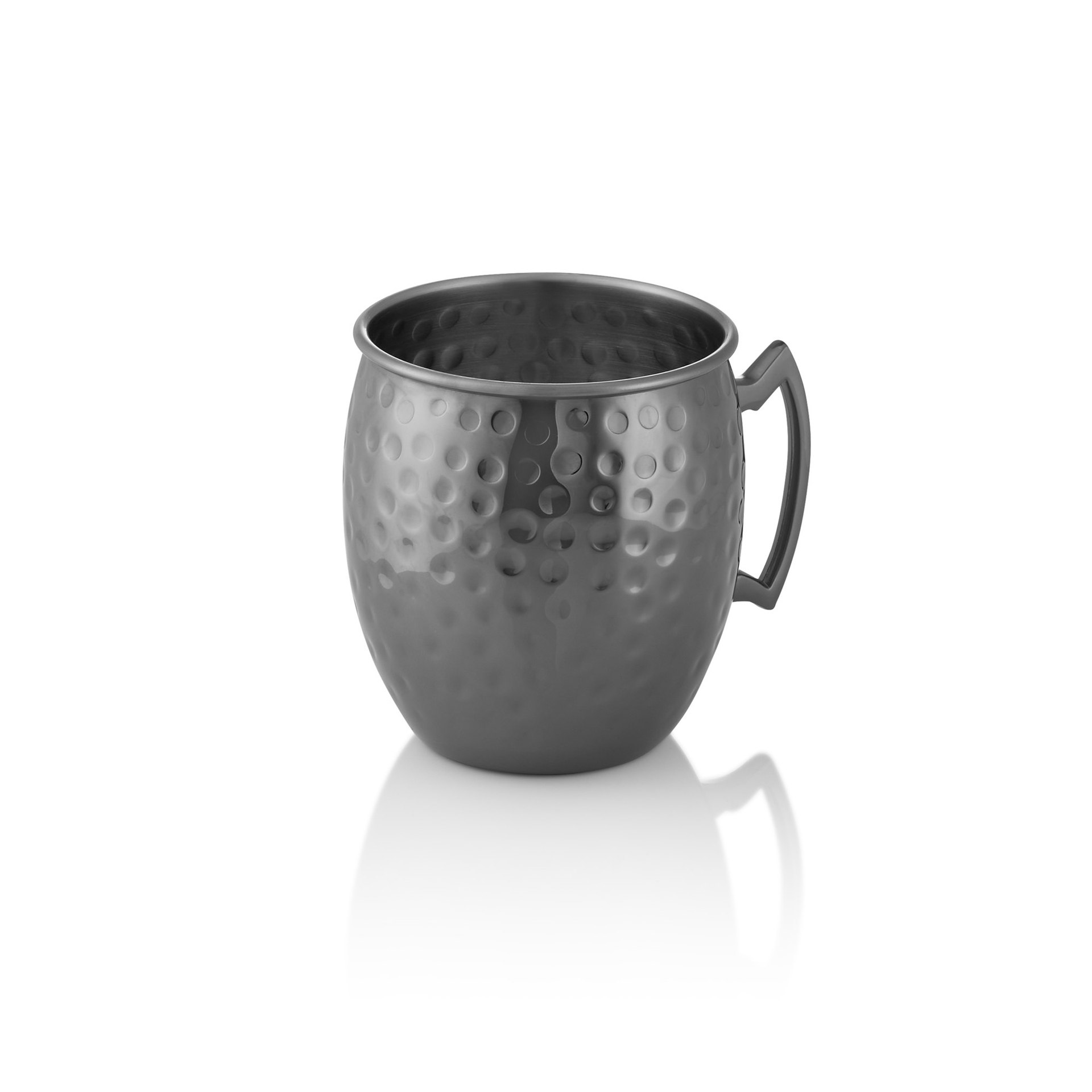Moscow Mule NOCTURN, 0,5 ltr., Ø 9 cm, Höhe 10 cm, gun metal, gehämmert