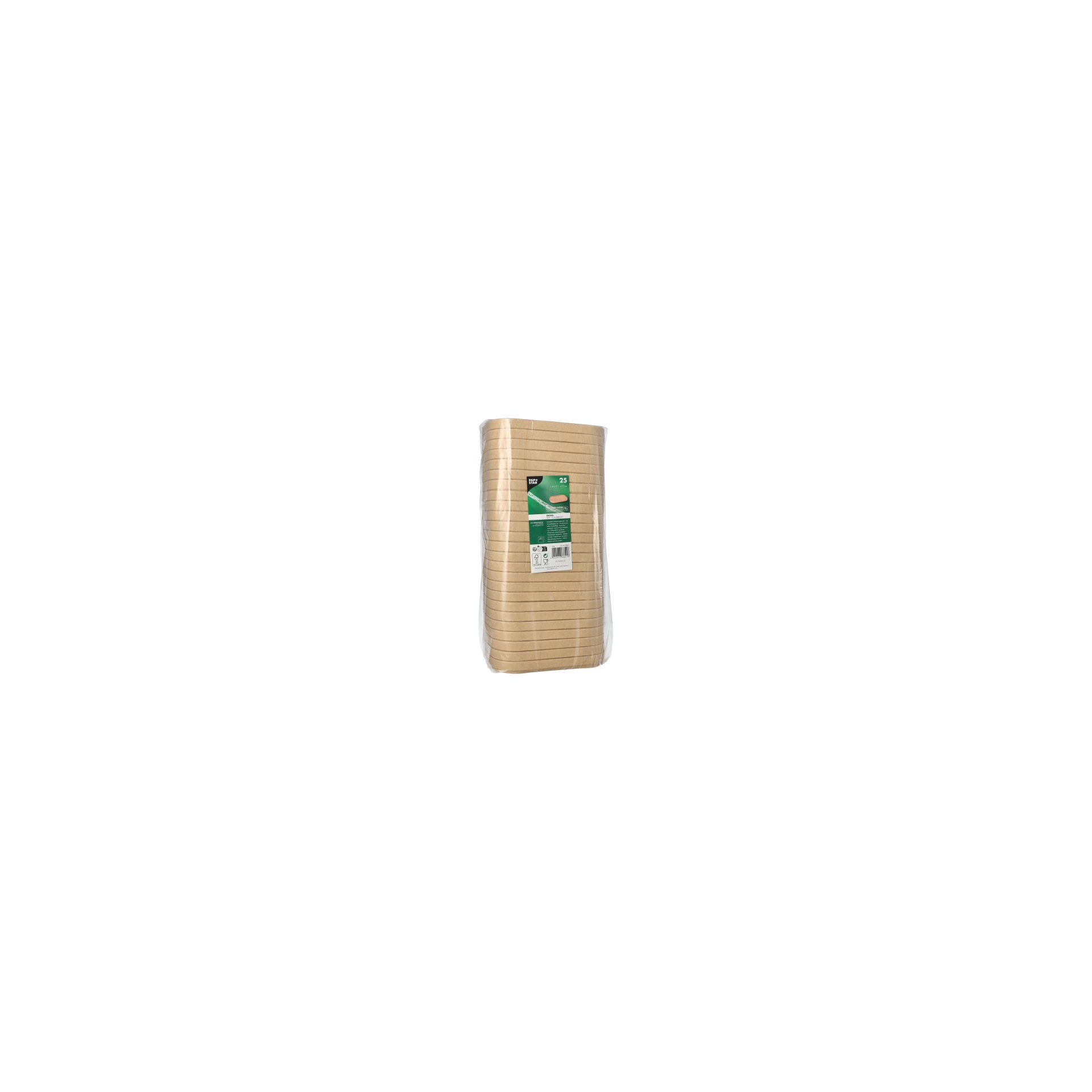 Deckel für Verpackungsbecher, Pappe rechteckig 1,8 cm x 17,1 cm x 12 cm braun Deckel für Verpackungsbecher, Pappe rechteckig 1,8 cm x 17,1 cm x 12 cm braun