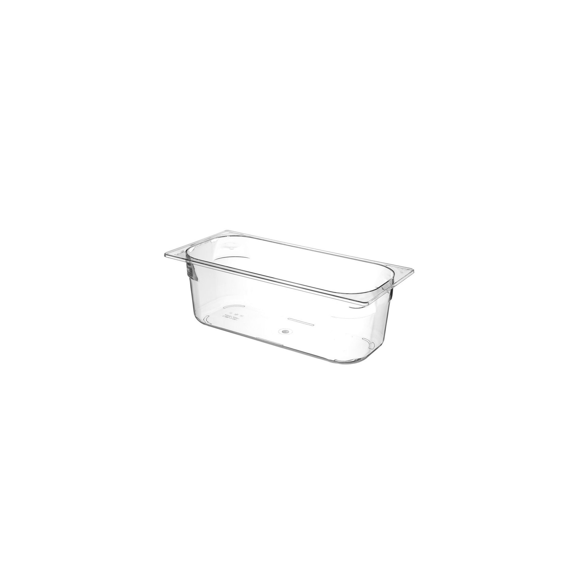 Eiscreme-Behälter Polycarbonat, 5L, Transparent, 360x165x120mm Eiscreme-Behälter Polycarbonat, 5L, Transparent, 360x165x120mm