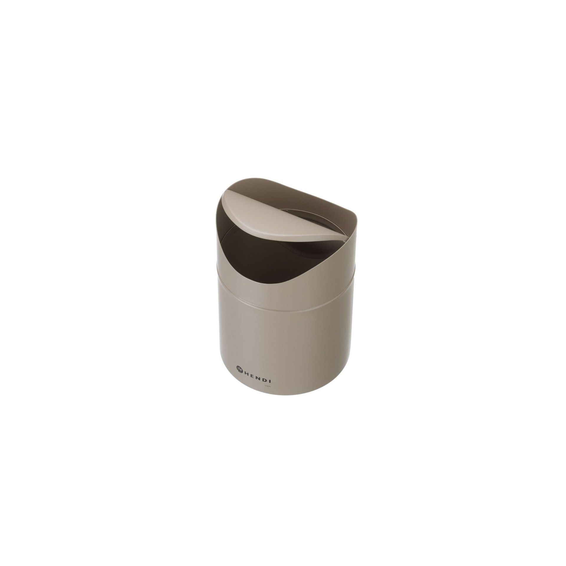 Tischabfalleimer 1,2L, Beige, ⌀120x(H)165mm