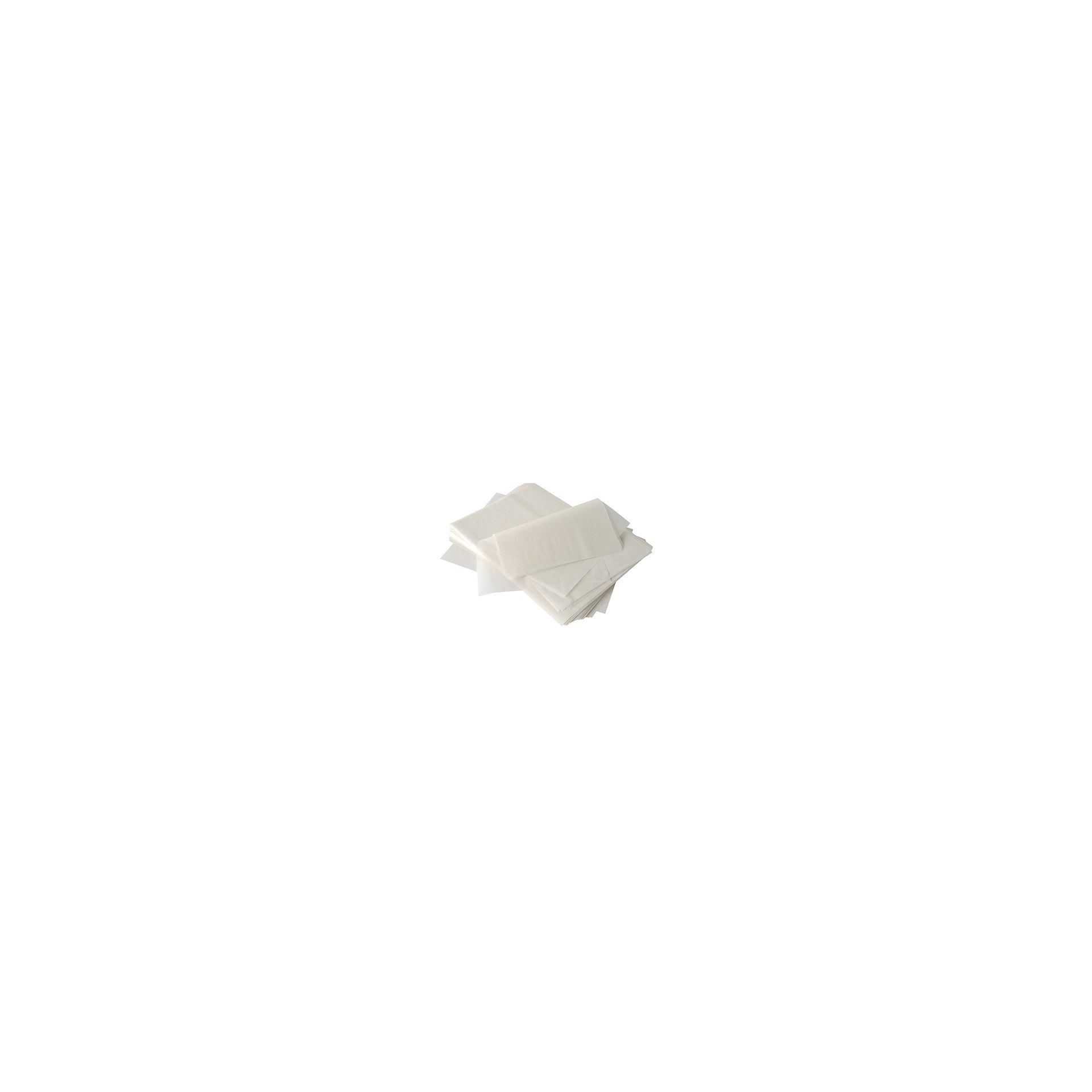 Blatt Sahneabdeckpapier 32 cm x 22 cm weiss mit Palmwachsbeschichtung