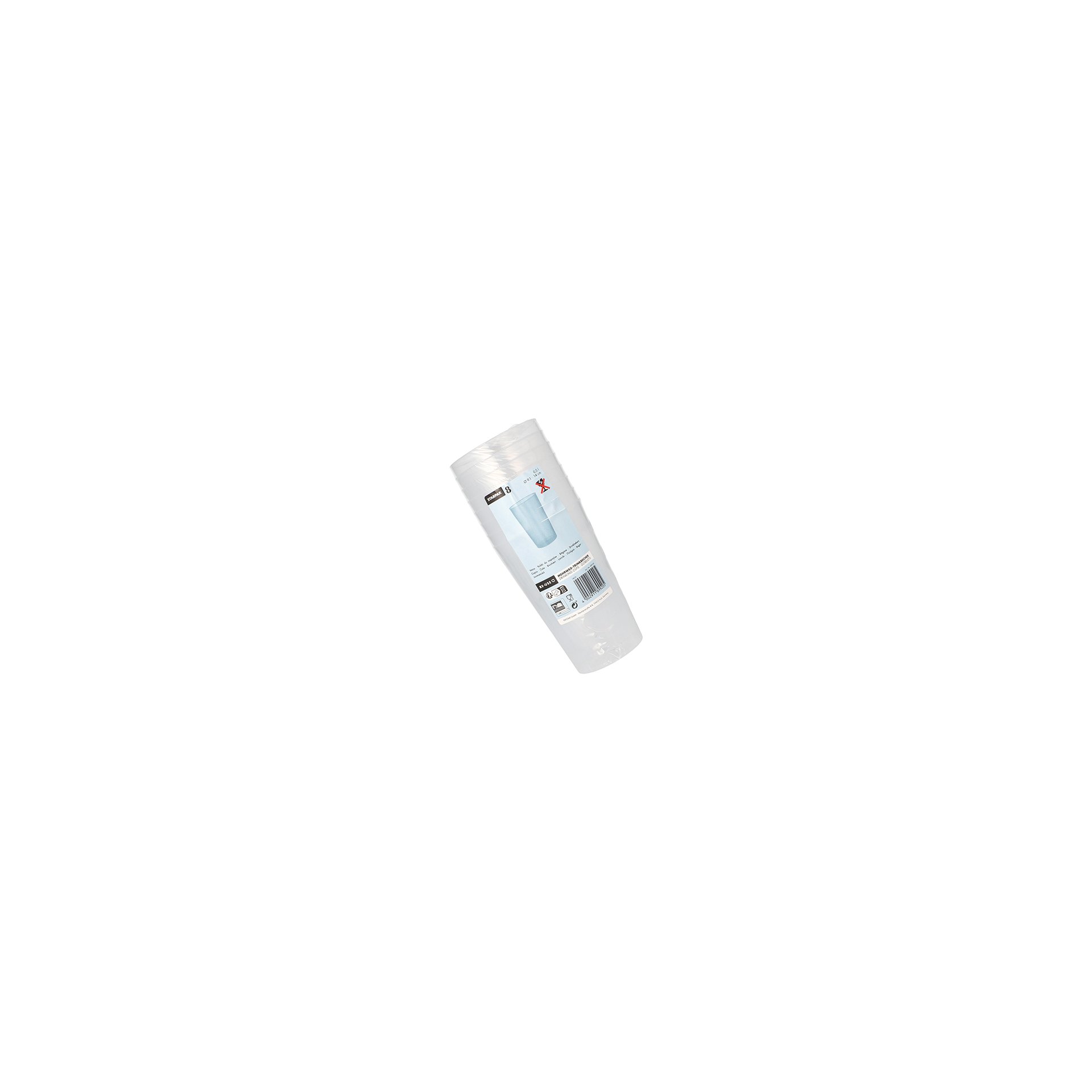 Mehrweg-Trinkbecher PP 0,5 l Ø 9,1 cm · 14 cm transluzent