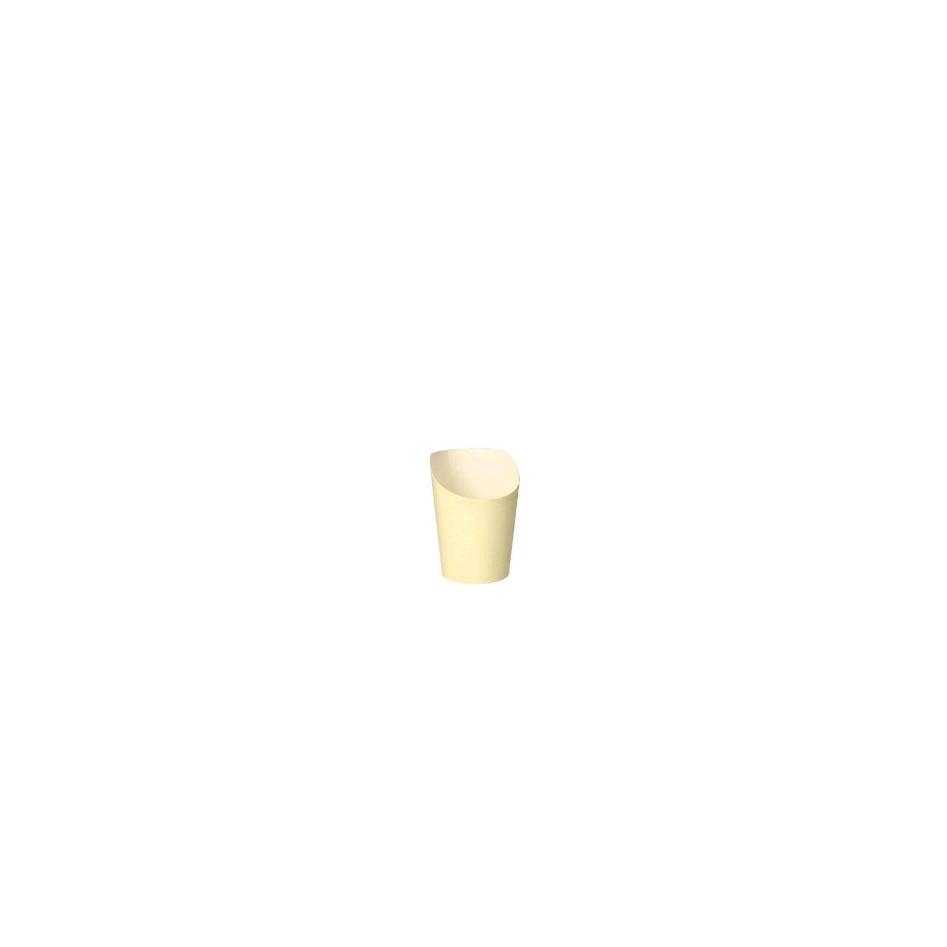 Snackbecher, Pappe "To Go" 0,16 l Ø 7,5 cm · 9,9 cm beige