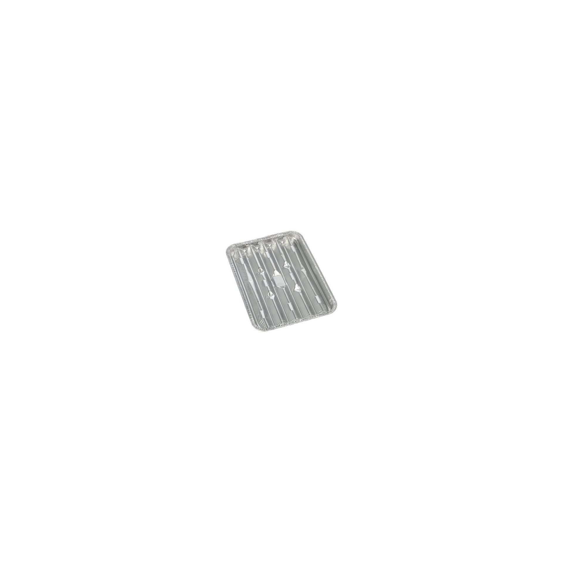 Grillschalen, Alu eckig 1,4 cm x 16,3 cm x 22,7 cm Grillschalen, Alu eckig 1,4 cm x 16,3 cm x 22,7 cm
