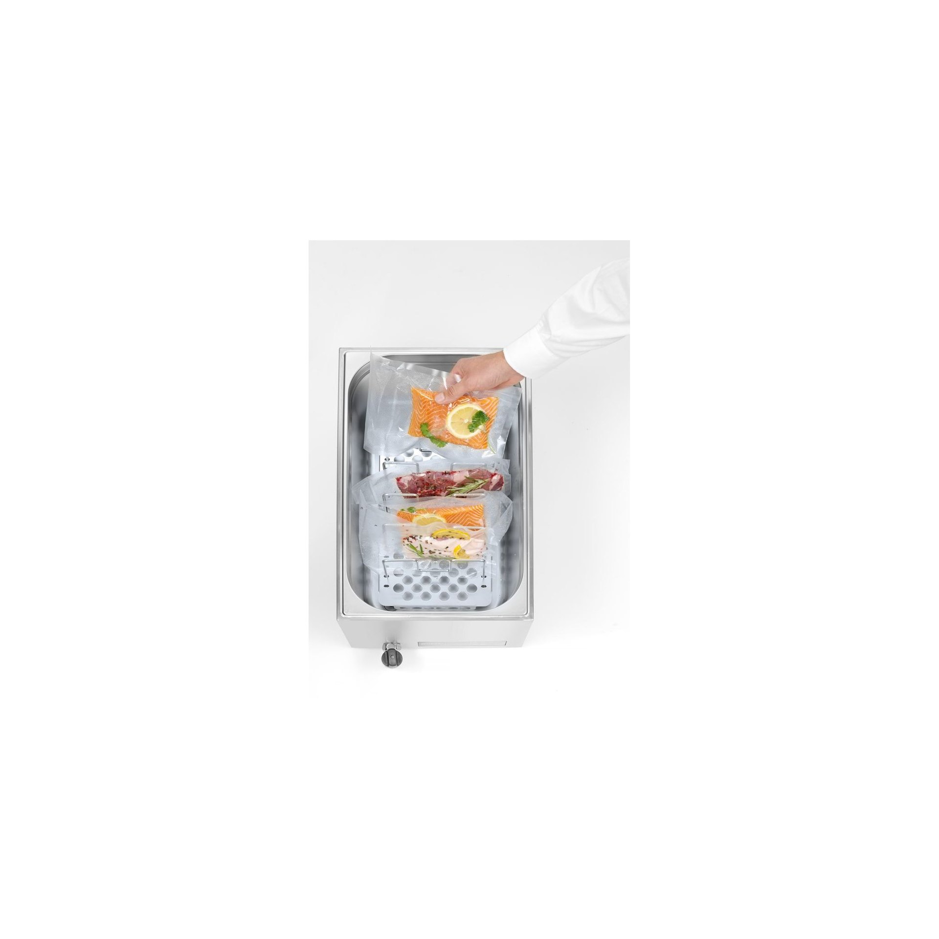 Sous-Vide-Gerät GN 1/1, 20L, 230V/600W, 350x680x(H)275mm Sous-Vide-Gerät GN 1/1, 20L, 230V/600W, 350x680x(H)275mm