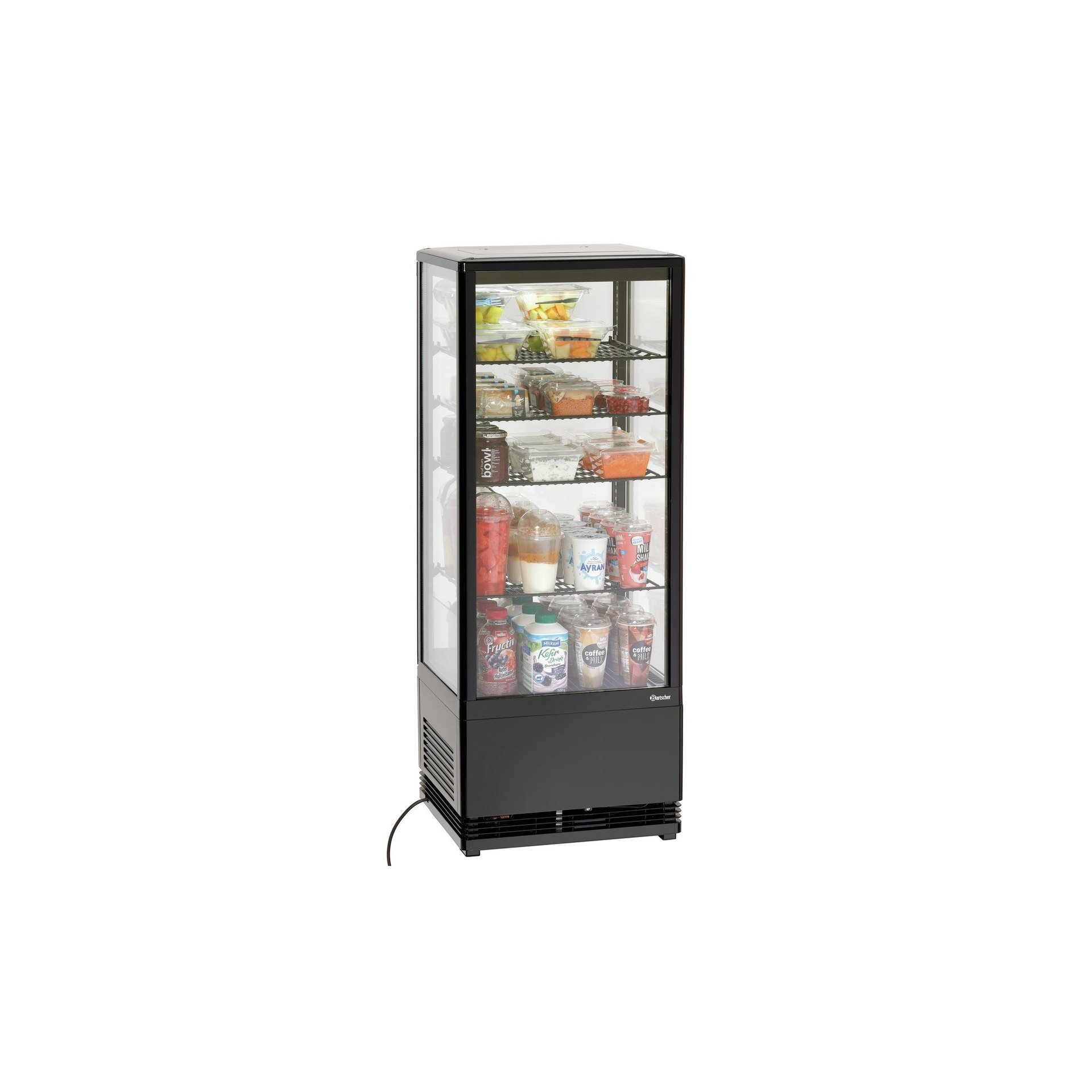 Mini-Kühlvitrine 98L-SW Mini-Kühlvitrine 98L-SW