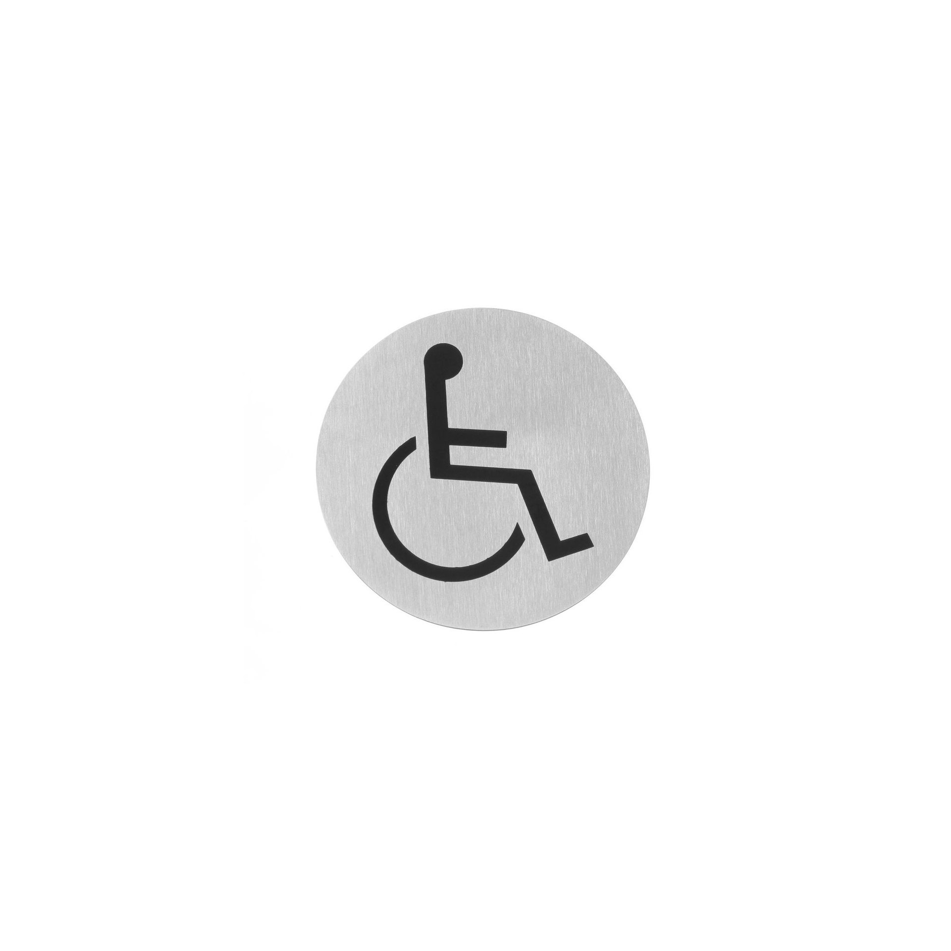 Türschilder, Rollstuhl, ⌀75mm Türschilder, Rollstuhl, ⌀75mm