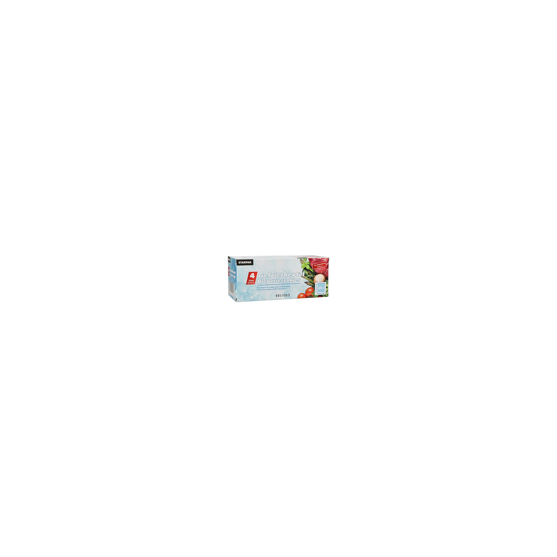 Gefrierbeutel, LLDPE 4 l 40 cm x 25 cm transparent in Faltschachtel Gefrierbeutel, LLDPE 4 l 40 cm x 25 cm transparent in Faltschachtel