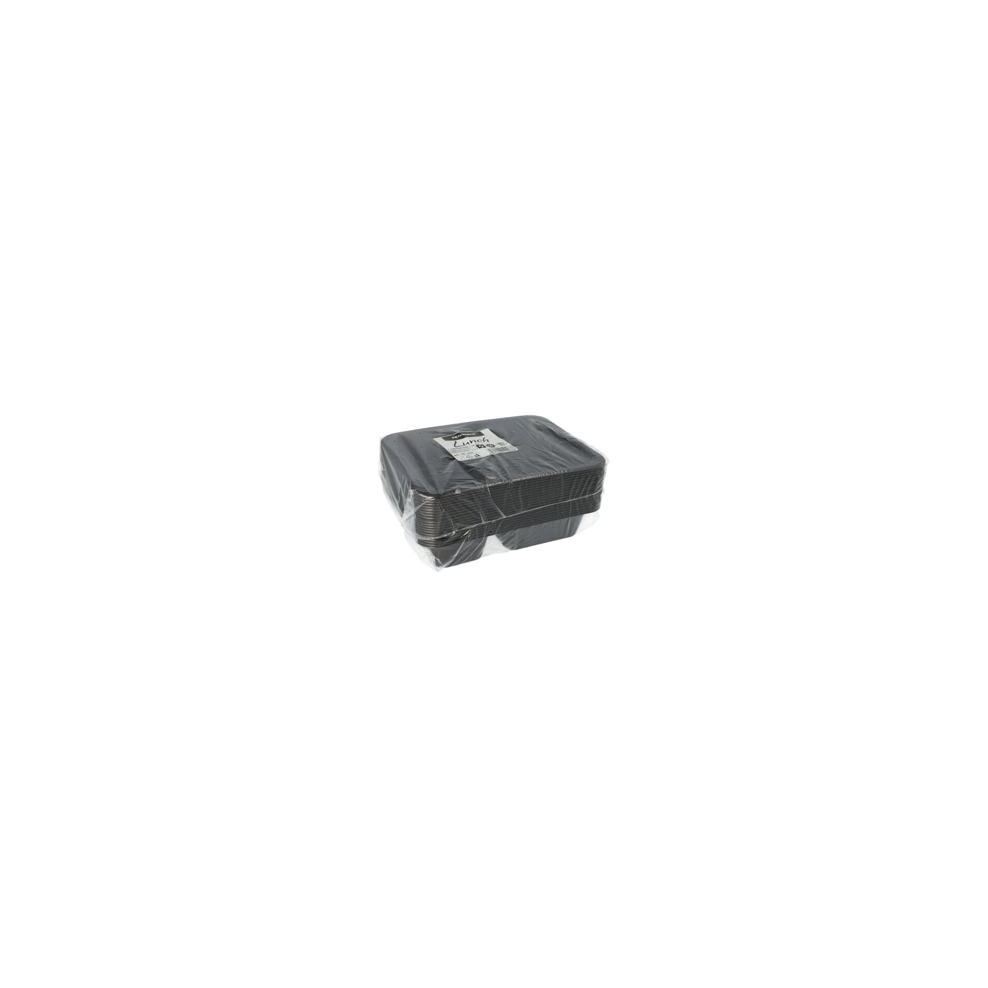 Mehrweg-Menüschalen PP 2-geteilt 4,5 cm x 22,7 cm x 17,8 cm schwarz Mehrweg-Menüschalen PP 2-geteilt 4,5 cm x 22,7 cm x 17,8 cm schwarz