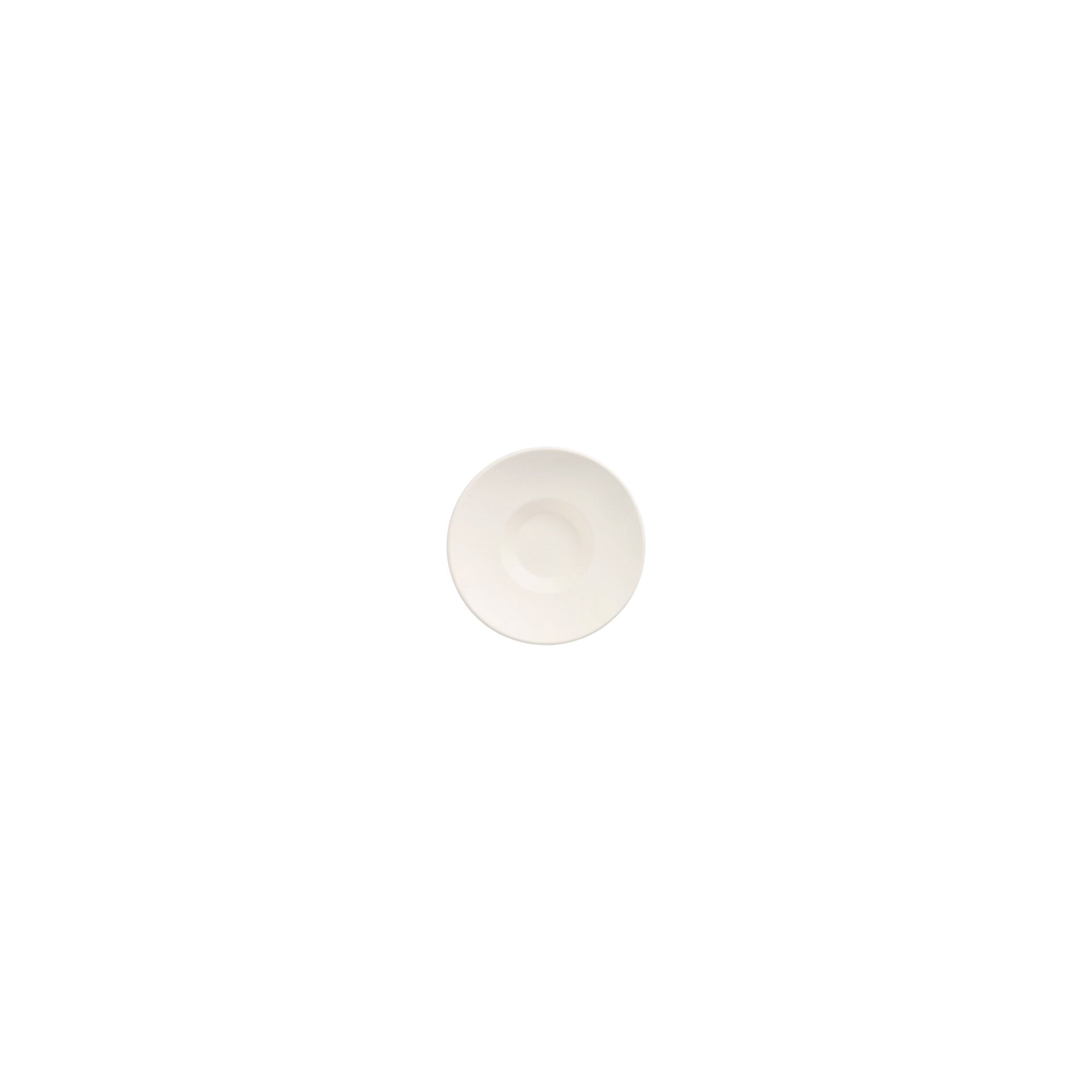 Teller Zuckerrohr "pure" rund Ø 14,5 cm · 3,5 cm weiss "Cella"