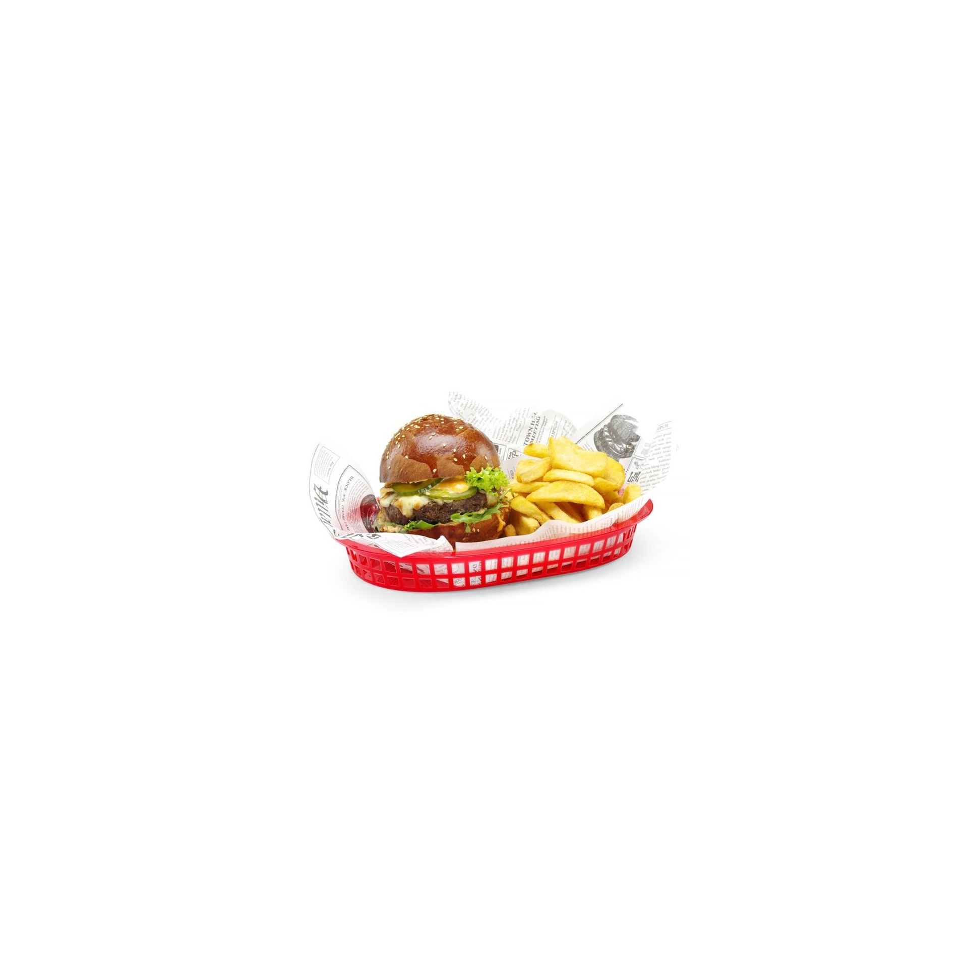 Servierkörbe im Fastfood-Stil, Rot 272x175x(H)38mm