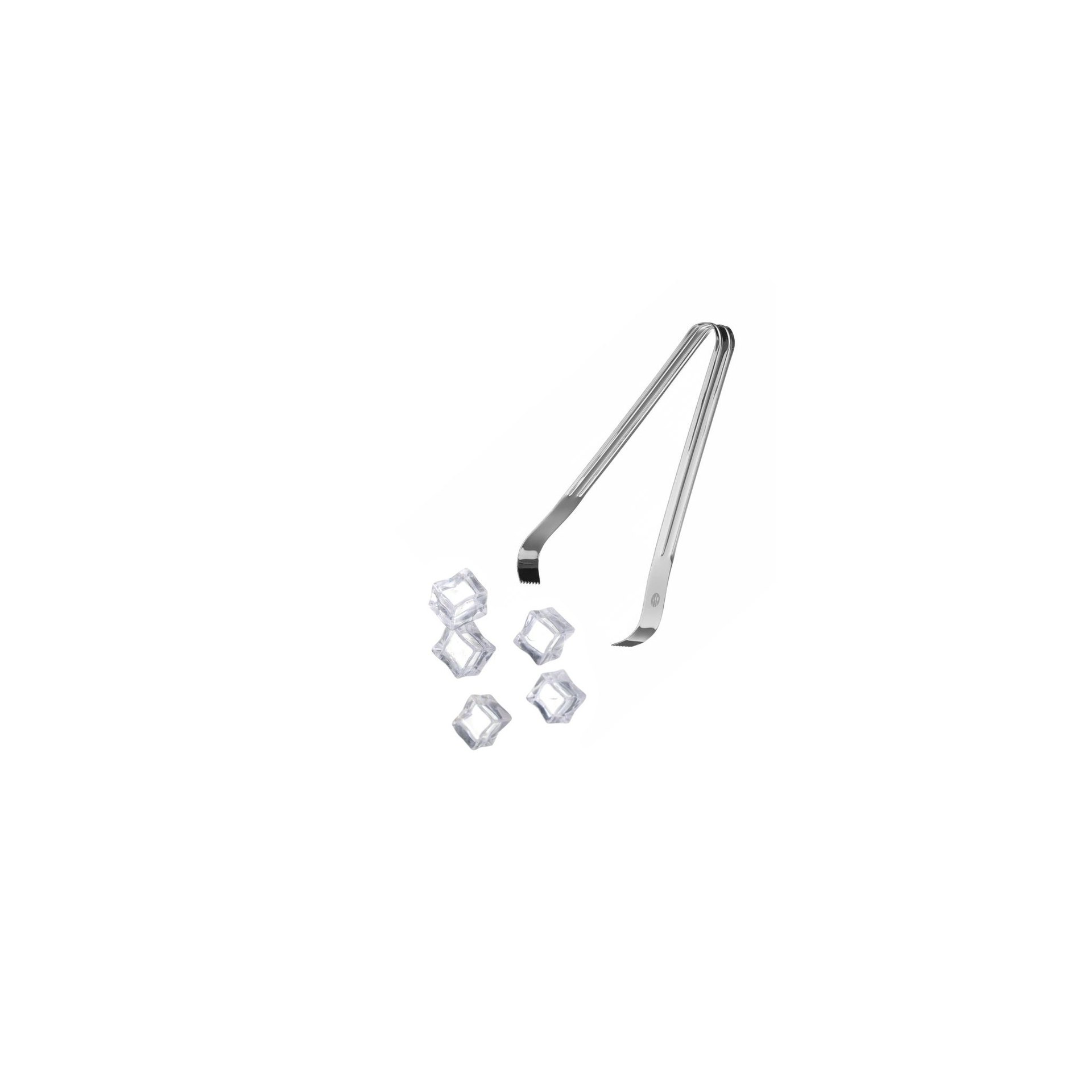 Eiswürfelzange, BarUp, Silber, (L)180mm
