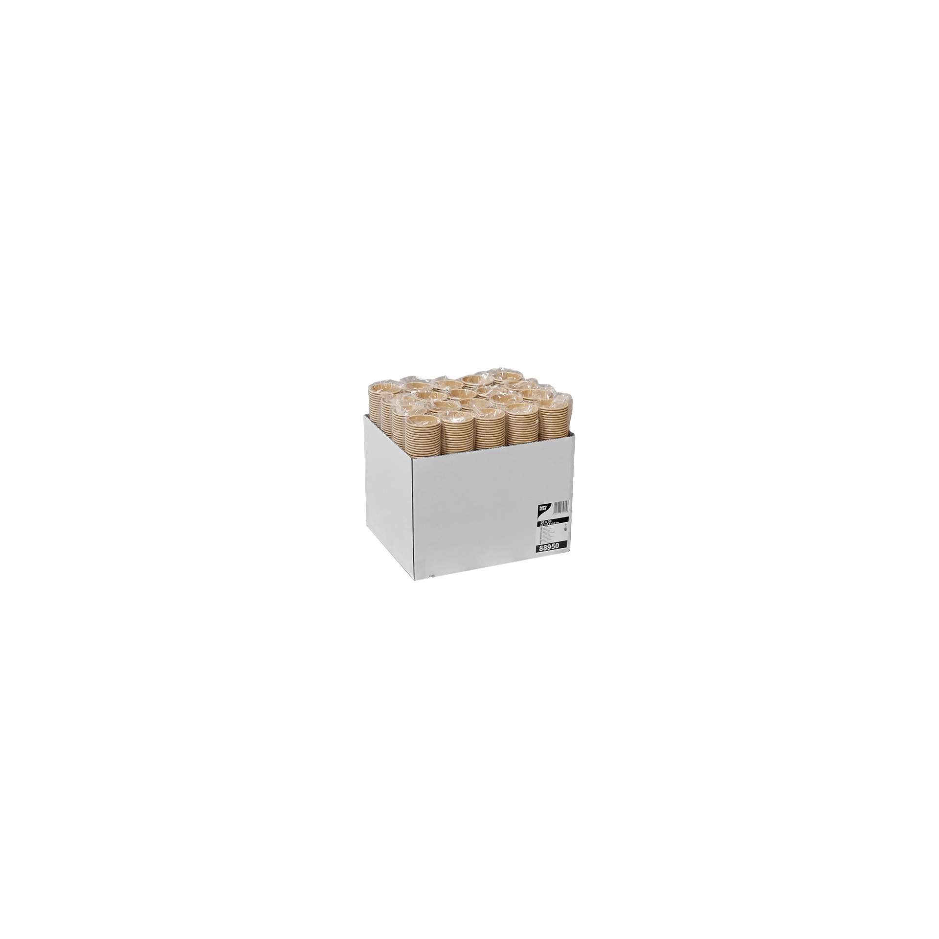 Trinkbecher, Pappe 0,2 l Ø 8 cm · 9,2 cm braun Trinkbecher, Pappe 0,2 l Ø 8 cm · 9,2 cm braun