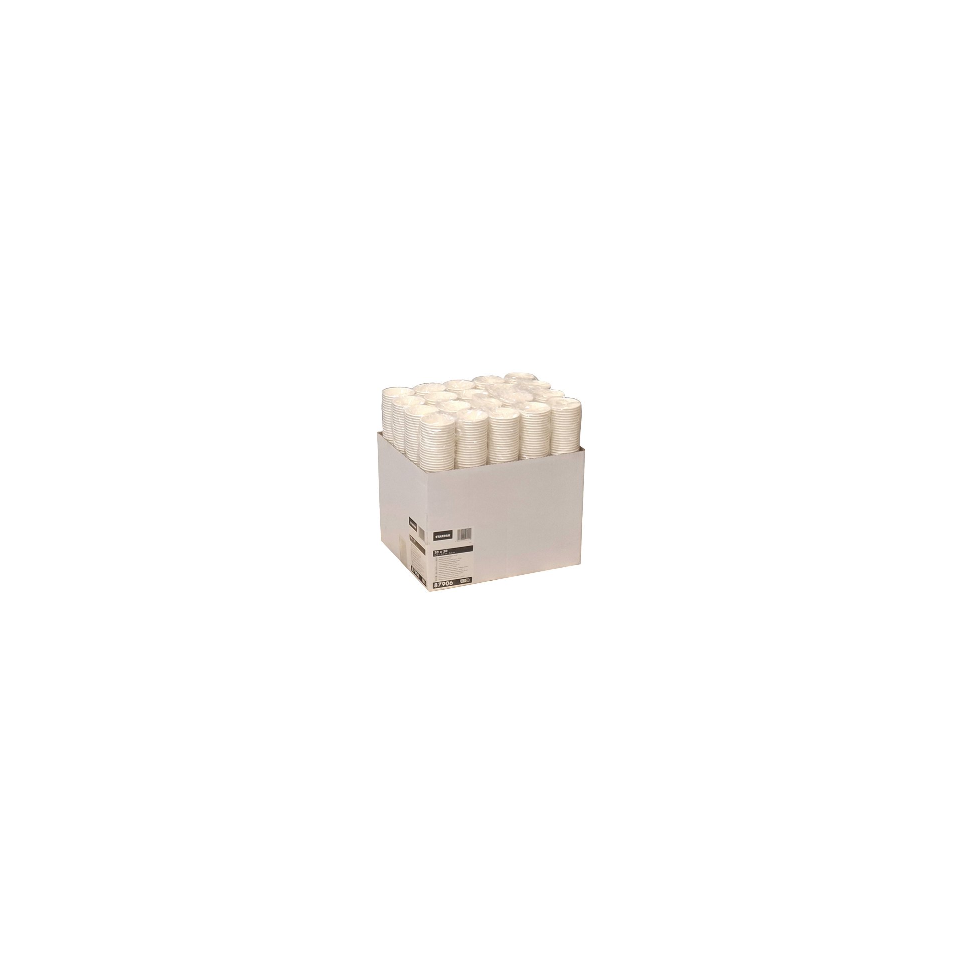 Automatenbecher, Pappe "To Go" 0,18 l Ø 7 cm · 9,2 cm weiss