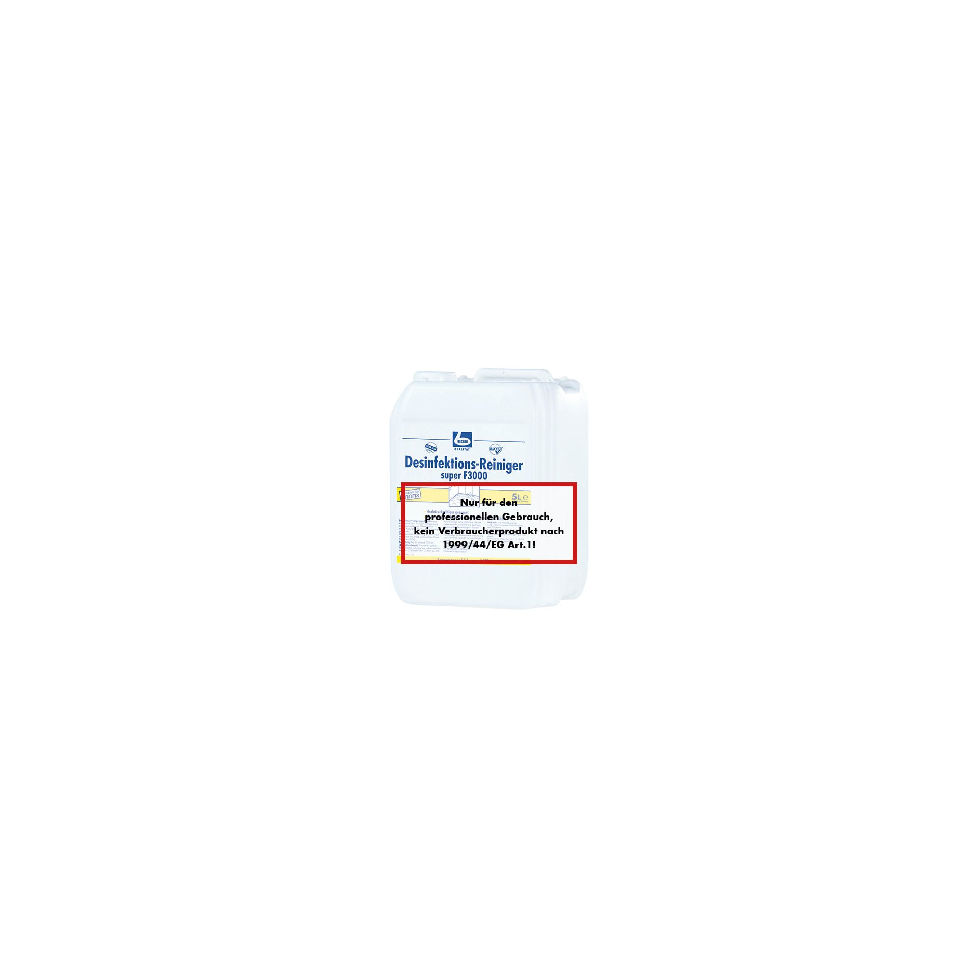 "Dr. Becher" Desinfektions-Reiniger 5 l super F6000 "Dr. Becher" Desinfektions-Reiniger 5 l super F6000
