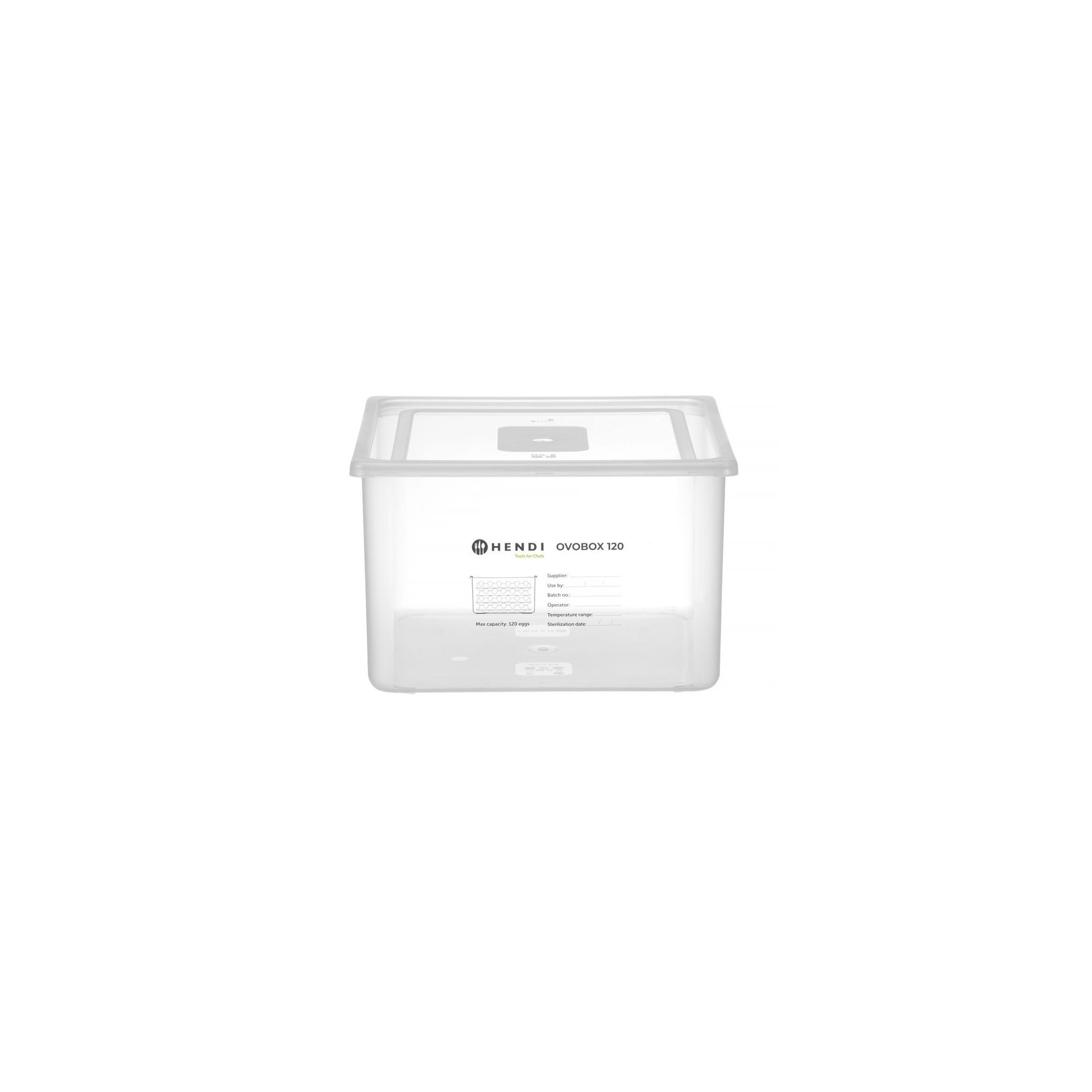 Eierbehälter HENDI OVOBOX 120, GN 2/3, 18L, 355x325x(H)200mm Eierbehälter HENDI OVOBOX 120, GN 2/3, 18L, 355x325x(H)200mm