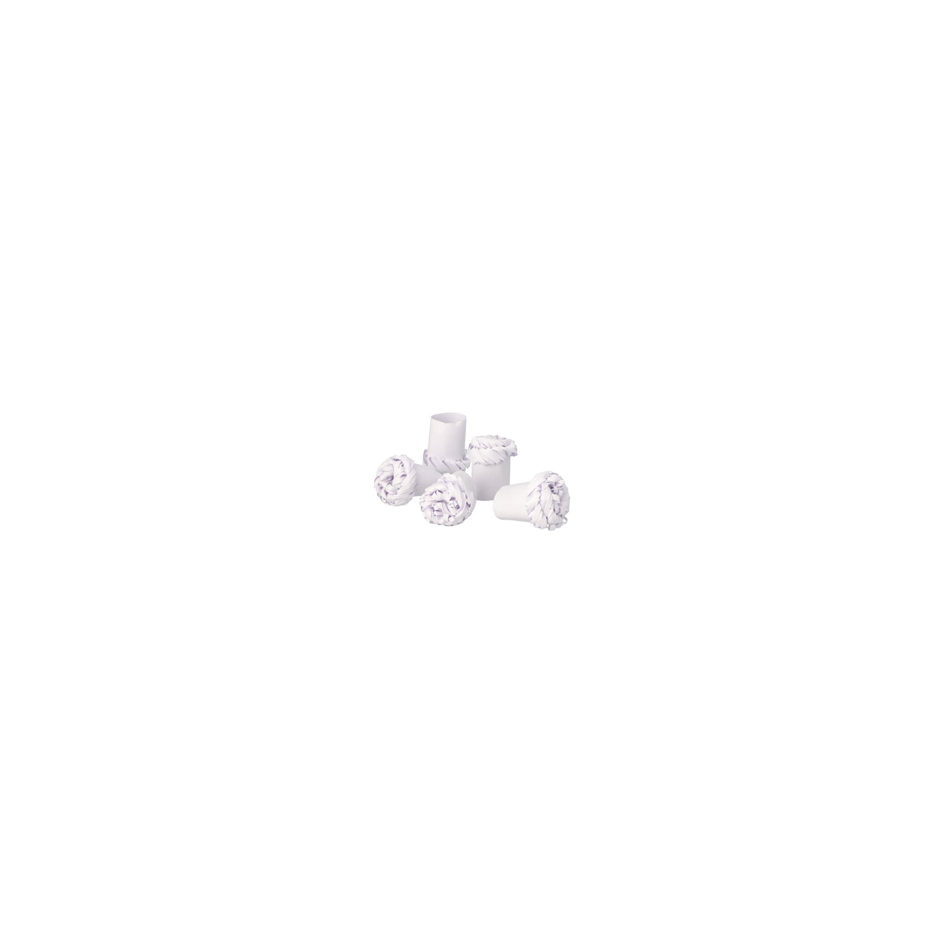 Geflügelmanschetten "pure" Ø 1,8 cm · 4,5 cm weiss