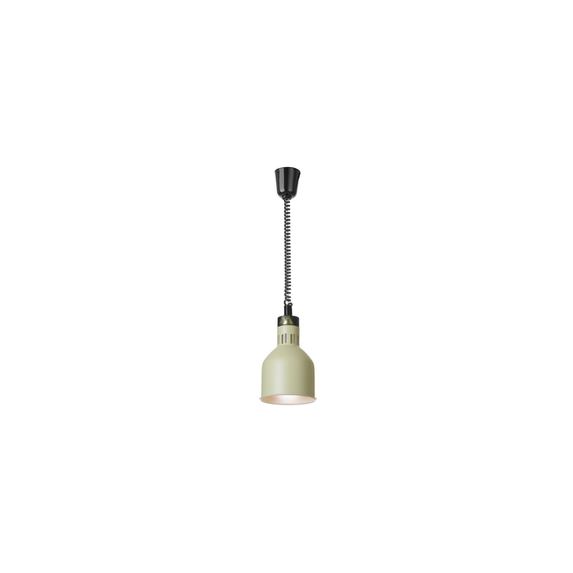 Höhenverstellbare Wärmelampe, zylinderförmig, Grün, 230V/250W, ⌀175x(H)250mm
