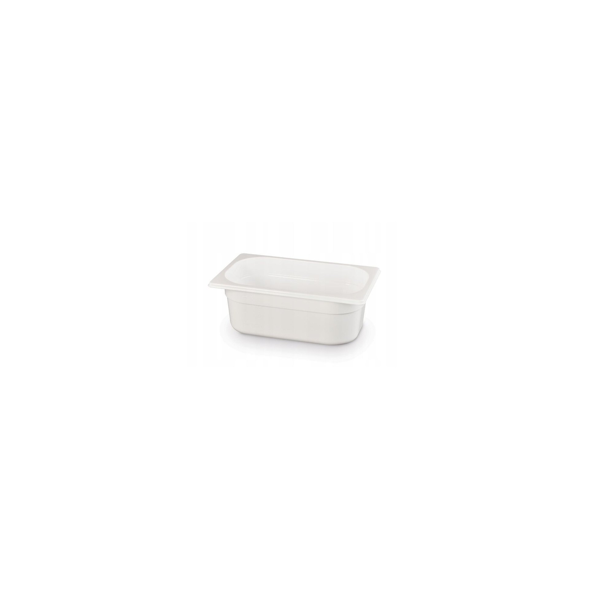 Gastronorm-Behälter 1/4, GN 1/4, 1,8L, Weiß, 265x162x(H)65mm Gastronorm-Behälter 1/4, GN 1/4, 1,8L, Weiß, 265x162x(H)65mm