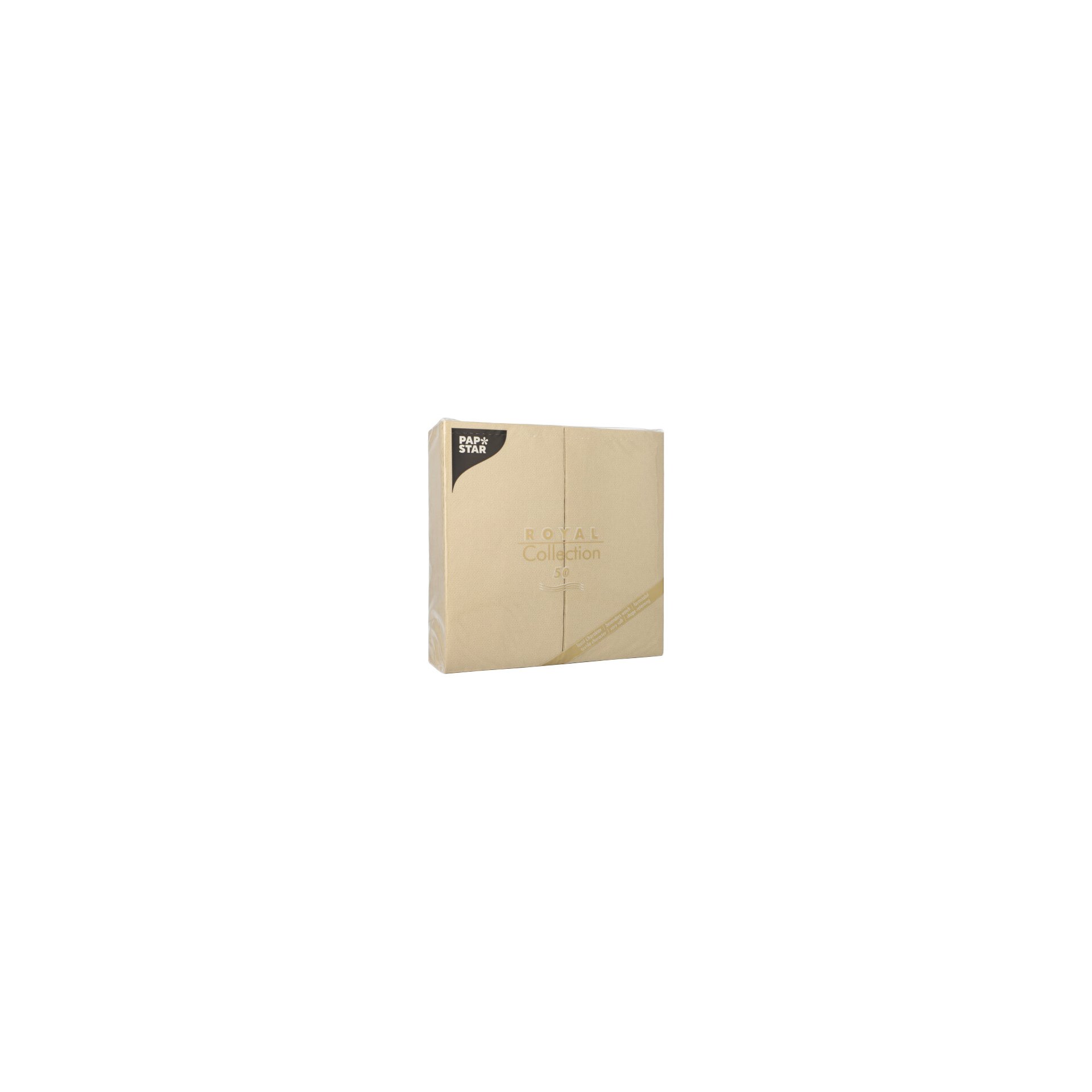 Servietten "ROYAL Collection" 1/8-Falz 40 cm x 40 cm sand