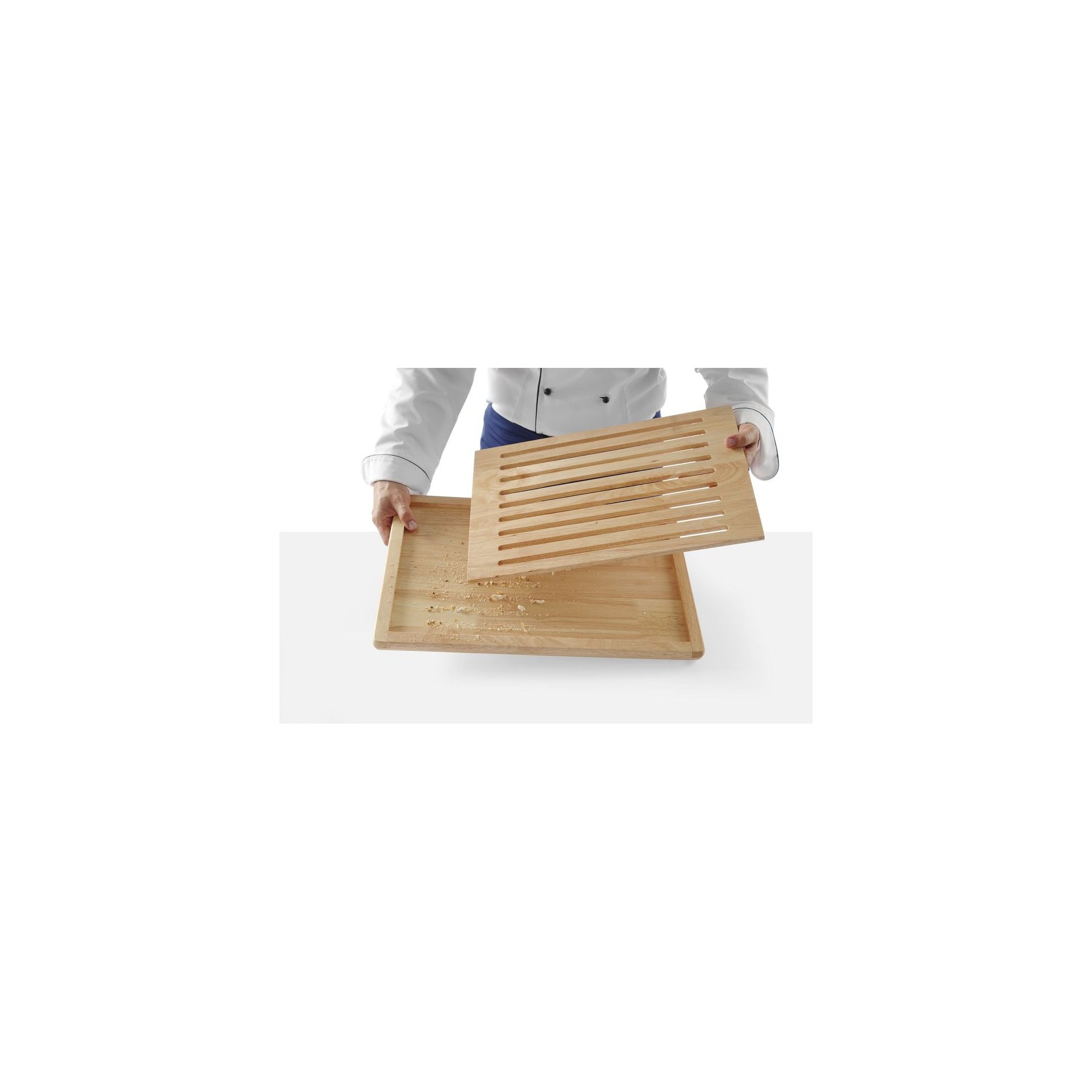 Brotschneidbrett, Holz dunkel, 475x322mm Brotschneidbrett, Holz dunkel, 475x322mm