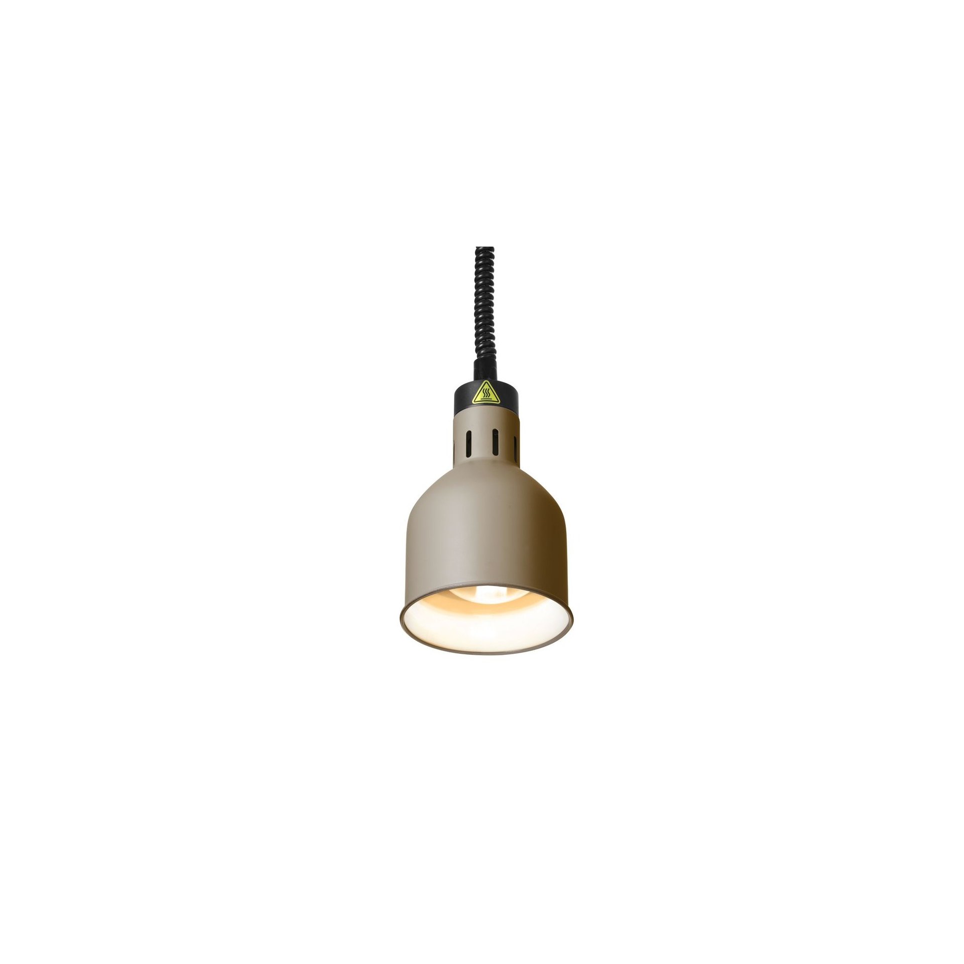Höhenverstellbare Wärmelampe, zylinderförmig, Beige, 230V/250W, ⌀175x(H)250mm