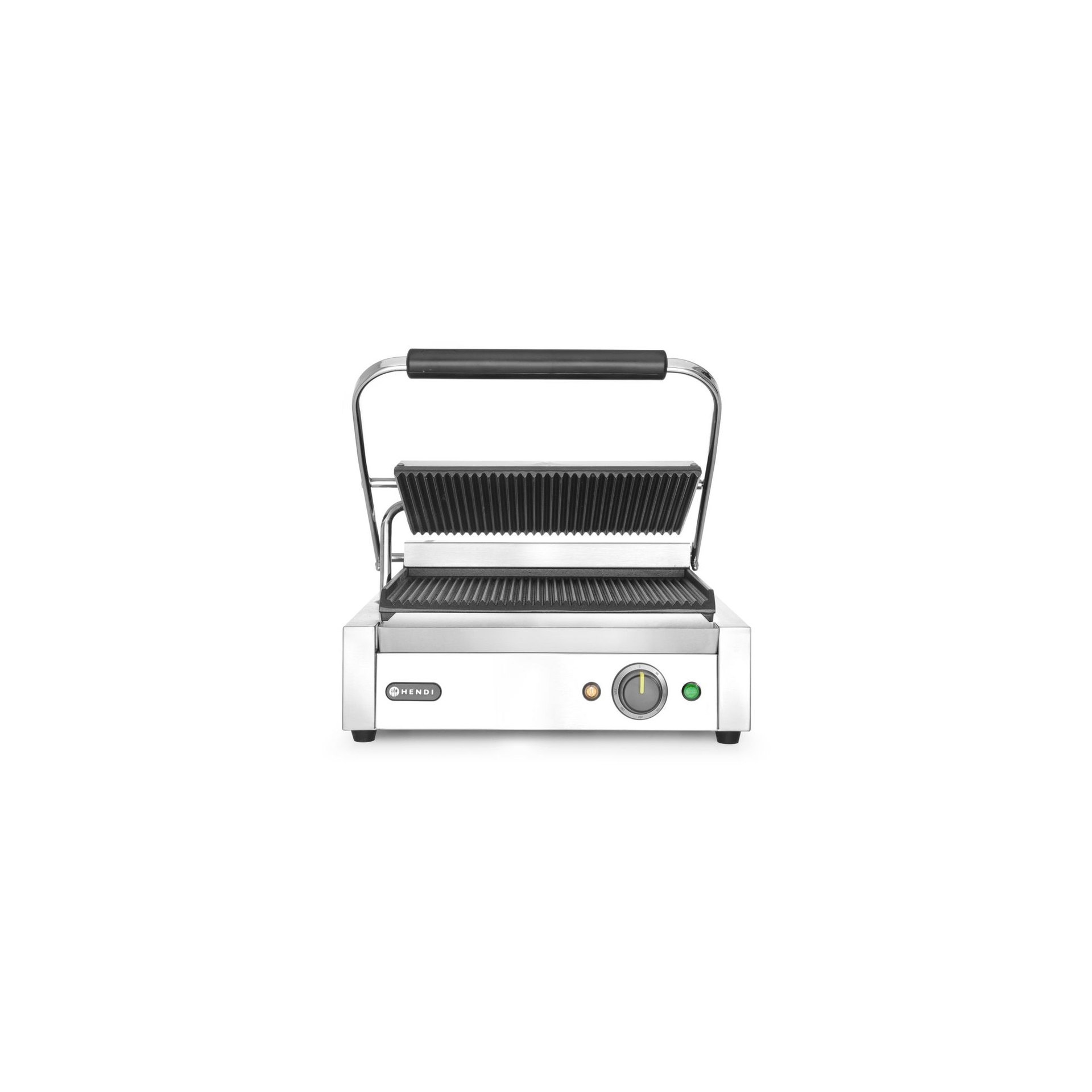 Kontaktgrill - Panini, oben und unten gerillt, 230V/2200W, 430x375x(H)216mm