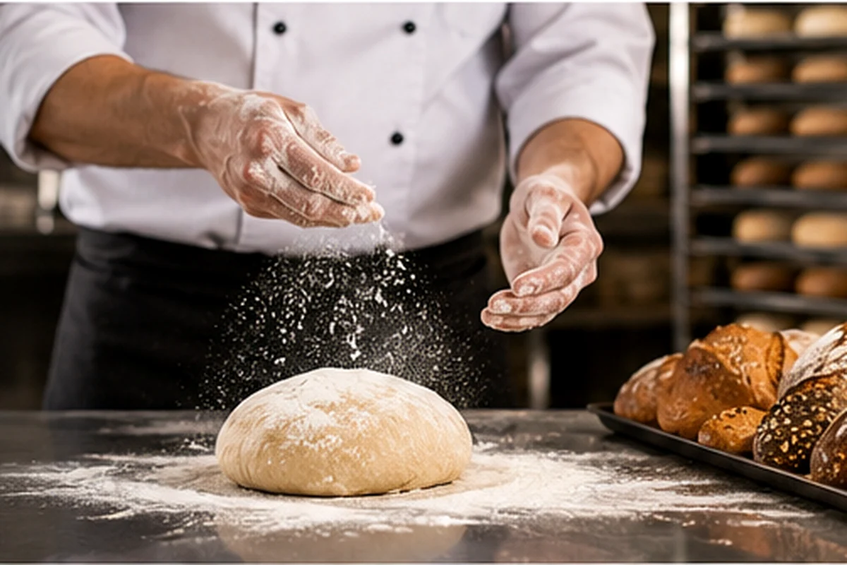 Professionelle Backstube mit Bäckereibedarf