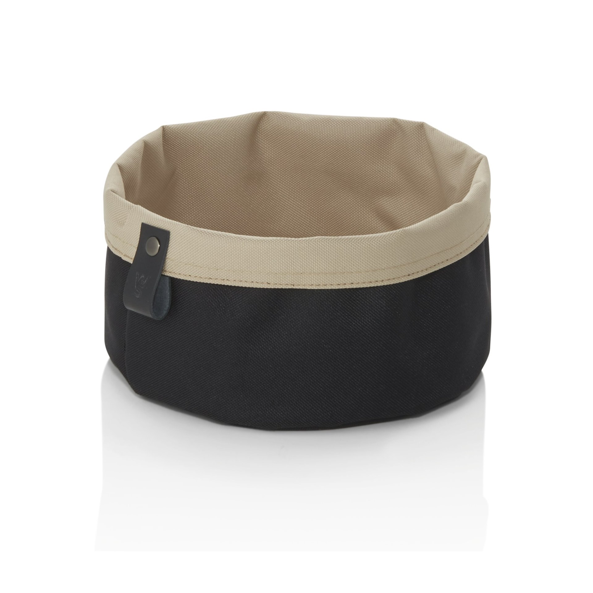 Brottasche FLIP TETRON, Ø 20 cm, Höhe 13 cm, light grey/light khaki, Tetron