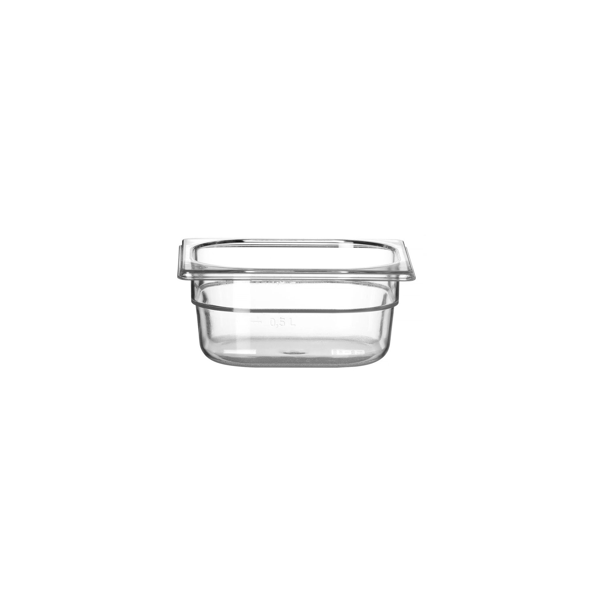 Gastronorm-Behälter 1/6, Profi Line, GN 1/6, 1L, Transparent, 176x162x(H)65mm