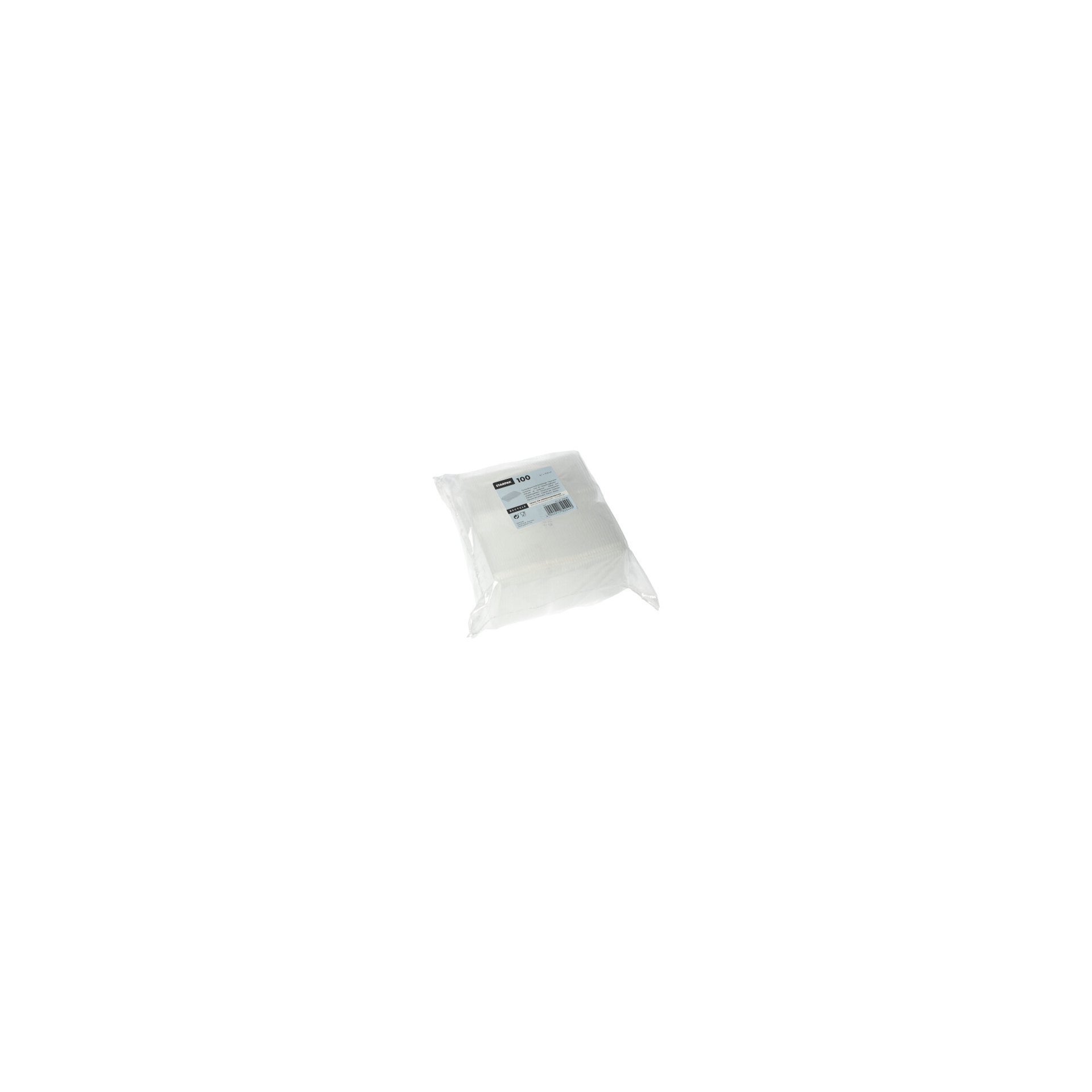 Deckel für Verpackungsbecher, PP eckig 0,6 cm x 8,1 cm x 10,8 cm transparent