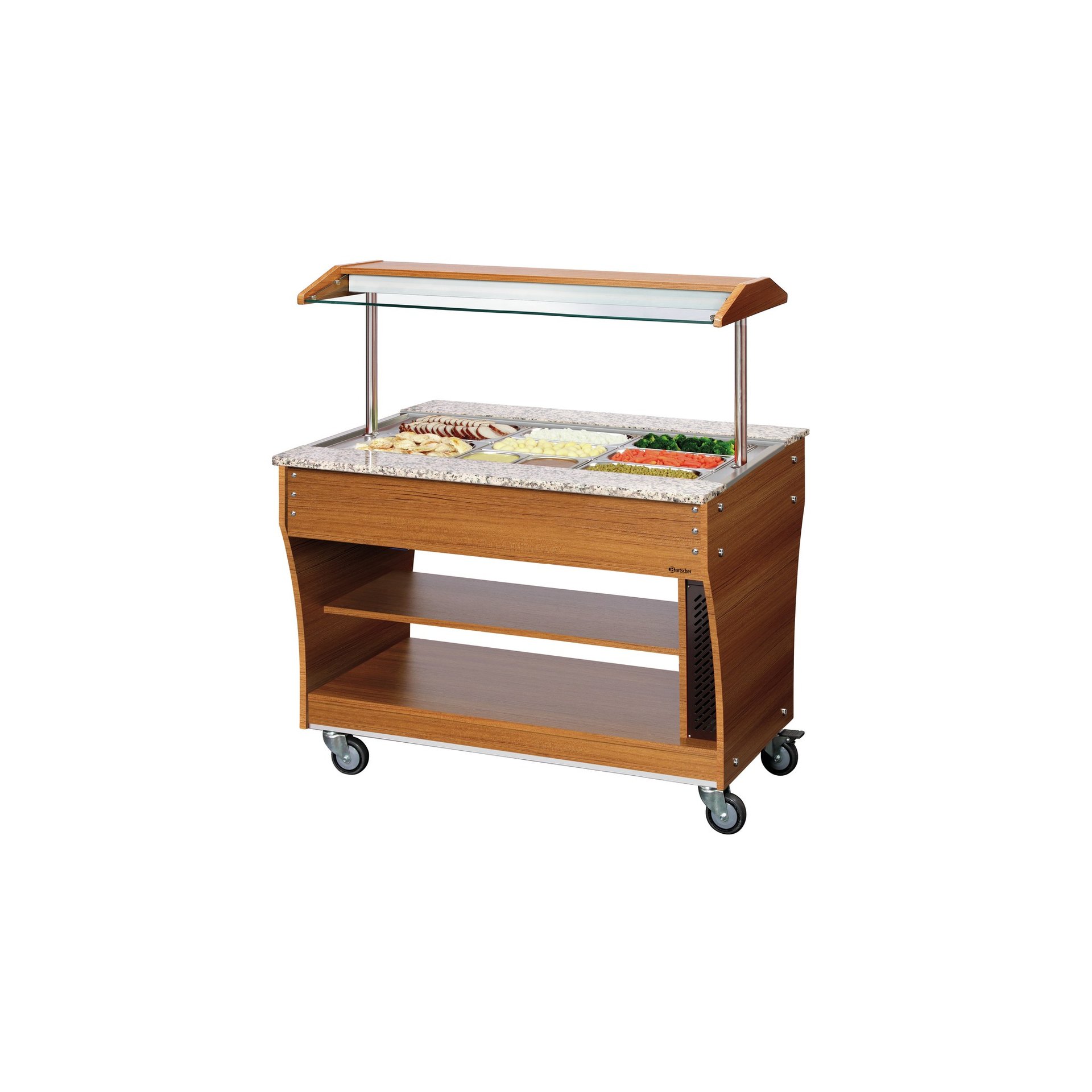Buffetwagen, warm, 3x 1/1GN