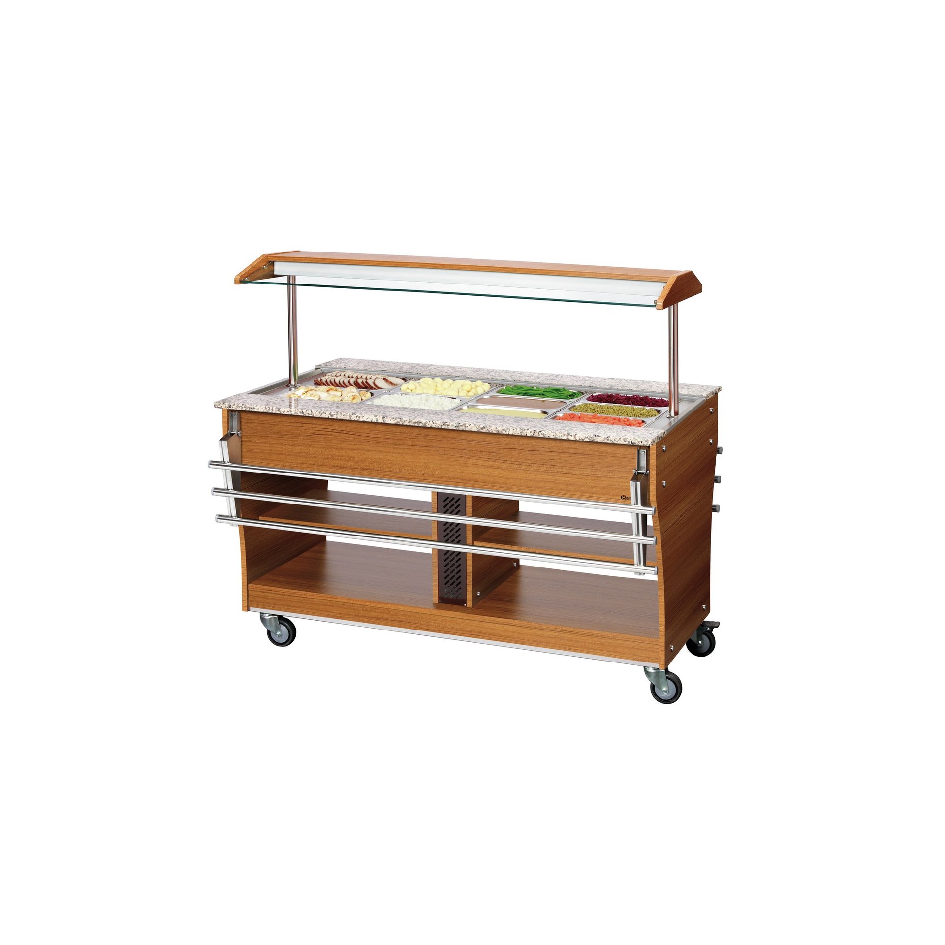 Buffetwagen, warm, 4x 1/1GN