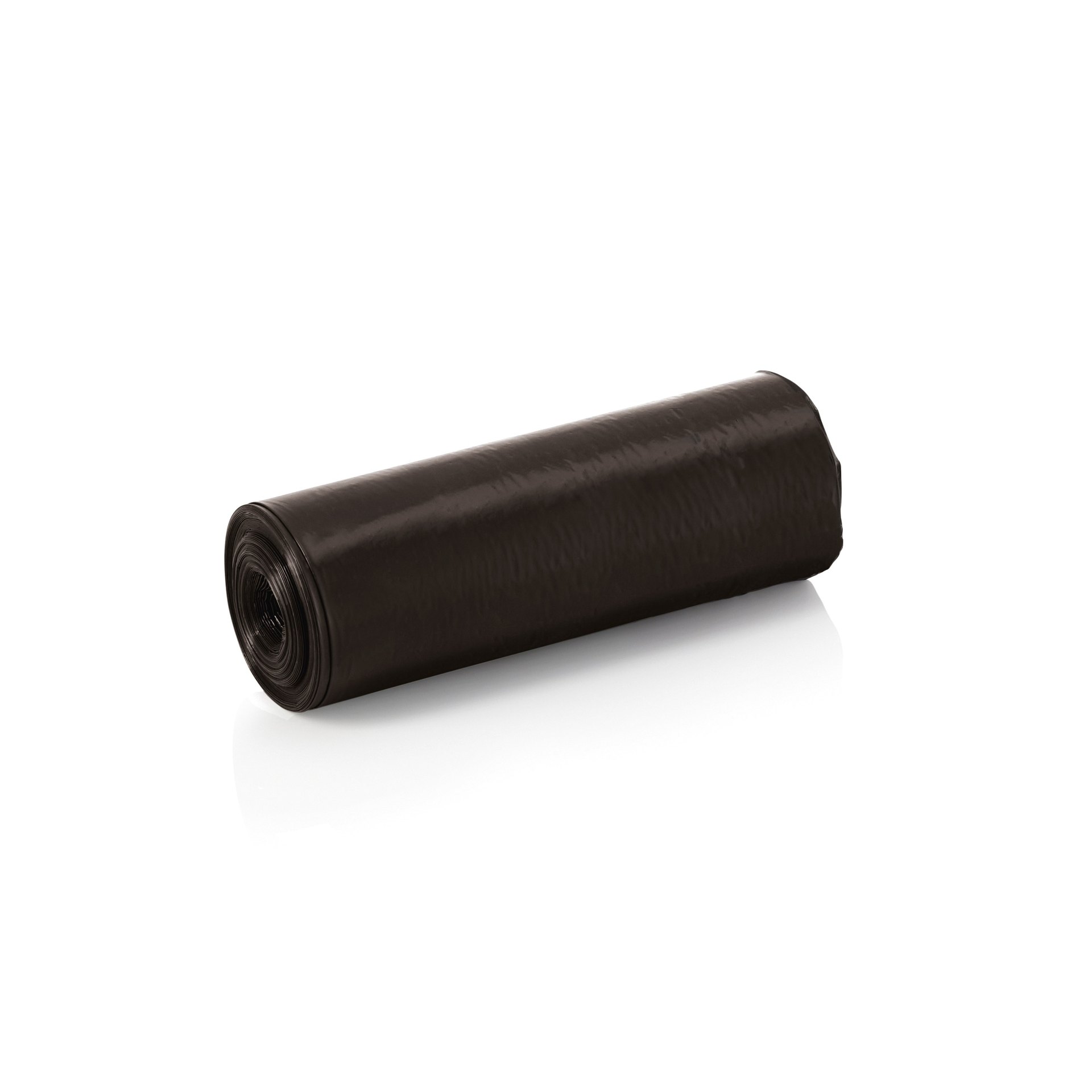 Müllbeutel, 90 x 135 cm, 180 ltr., 55 my, schwarz, Rolle á 15 Stück, LDPE