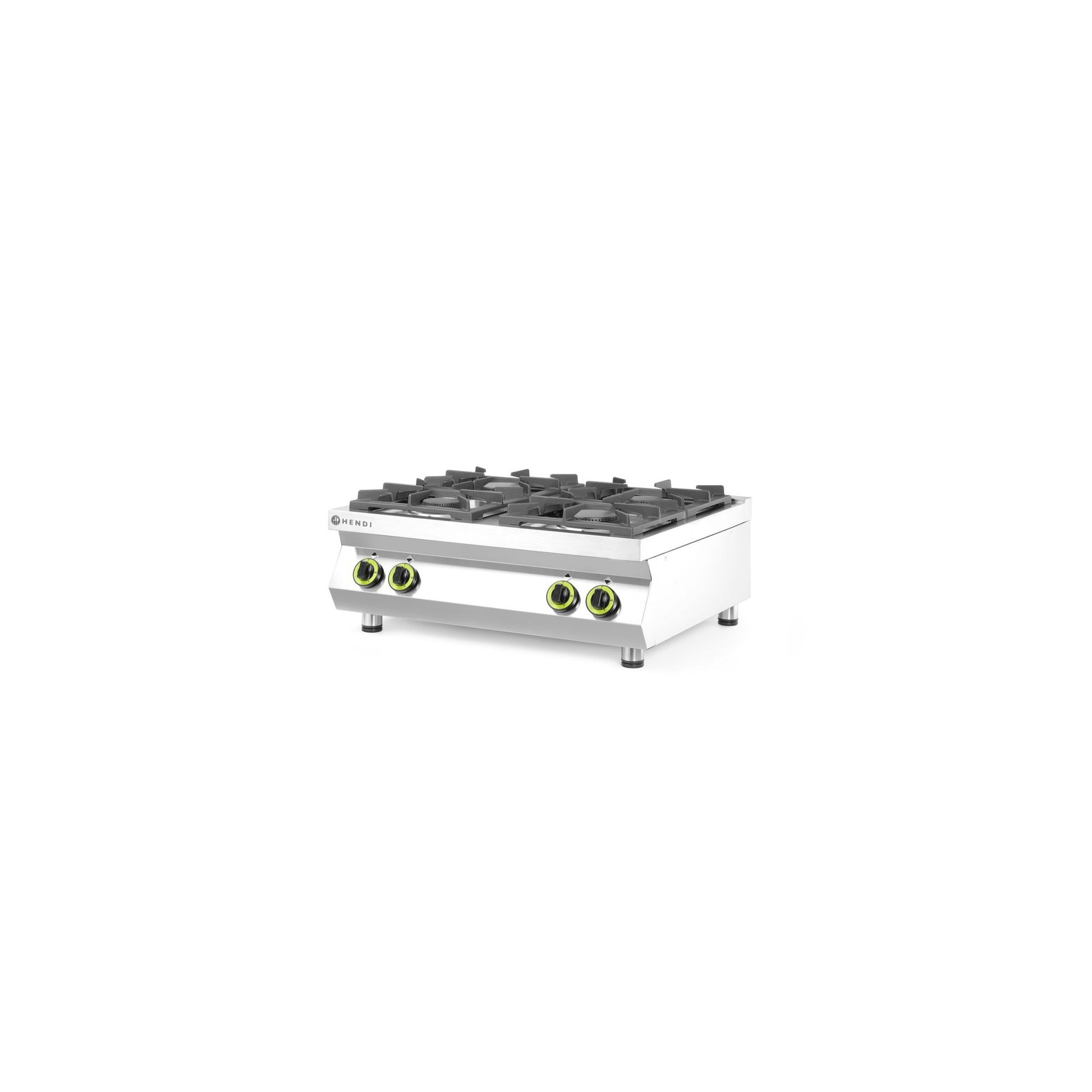 Gasherd Kitchen Line - 4 Kochfelder, Table-Top, Kitchen Line, 19kW, 800x700x(H)310mm Gasherd Kitchen Line - 4 Kochfelder, Table-Top, Kitchen Line, 19kW, 800x700x(H)310mm