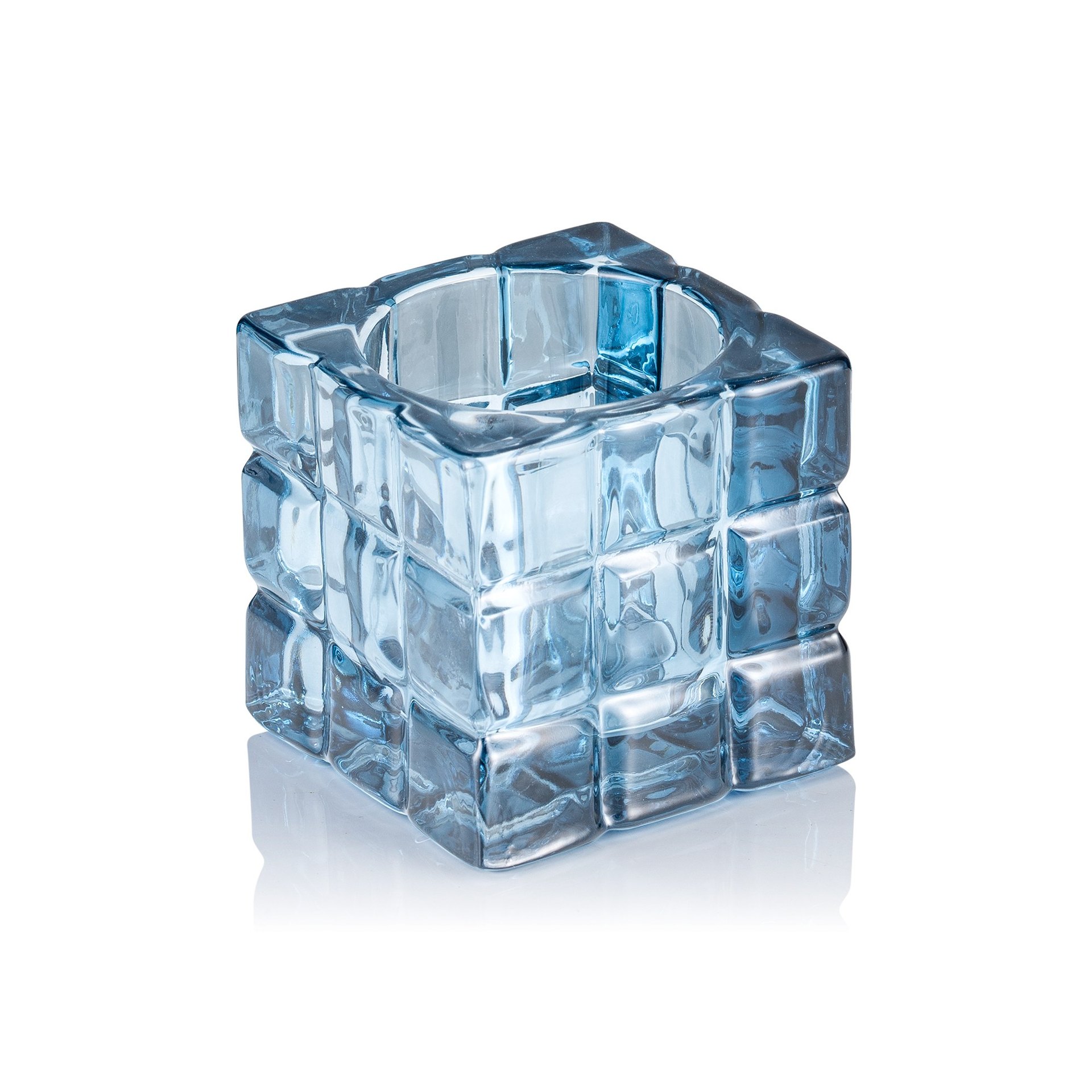 Cube Steel Blue YUYU, 6,5 x 6,5 x 6,5 cm