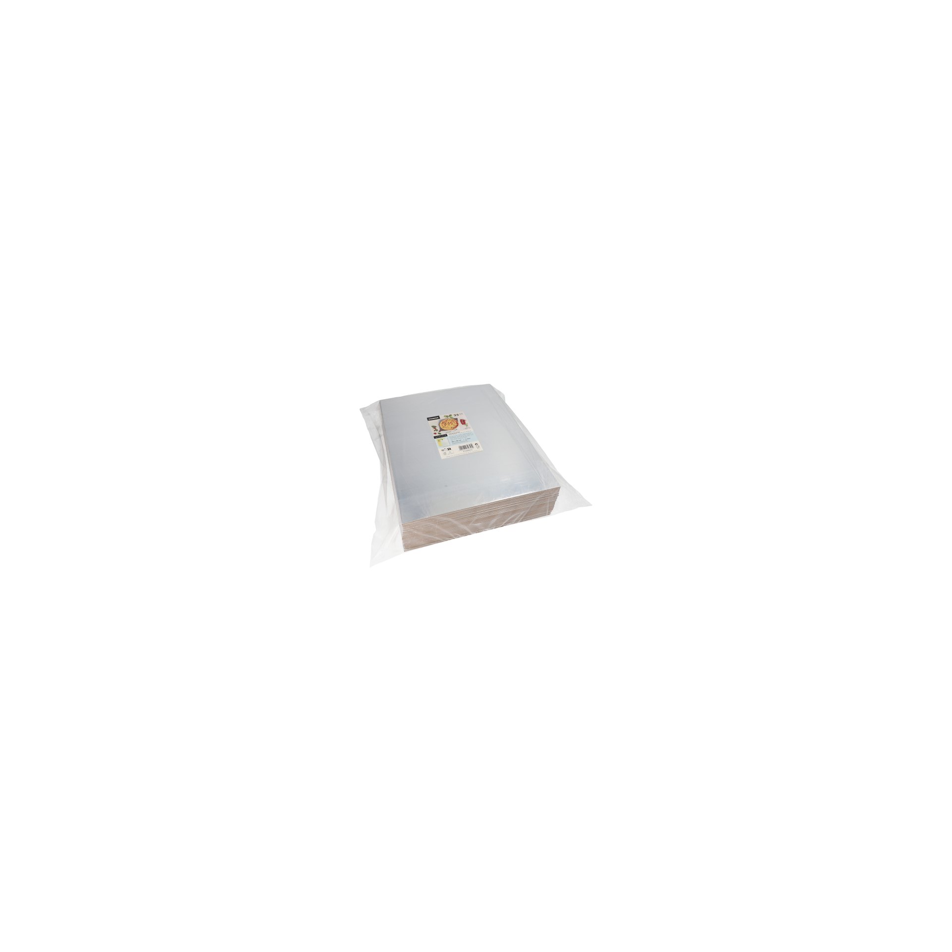 Tortenplatten eckig 0,3 cm x 30 cm x 40 cm gold/silber