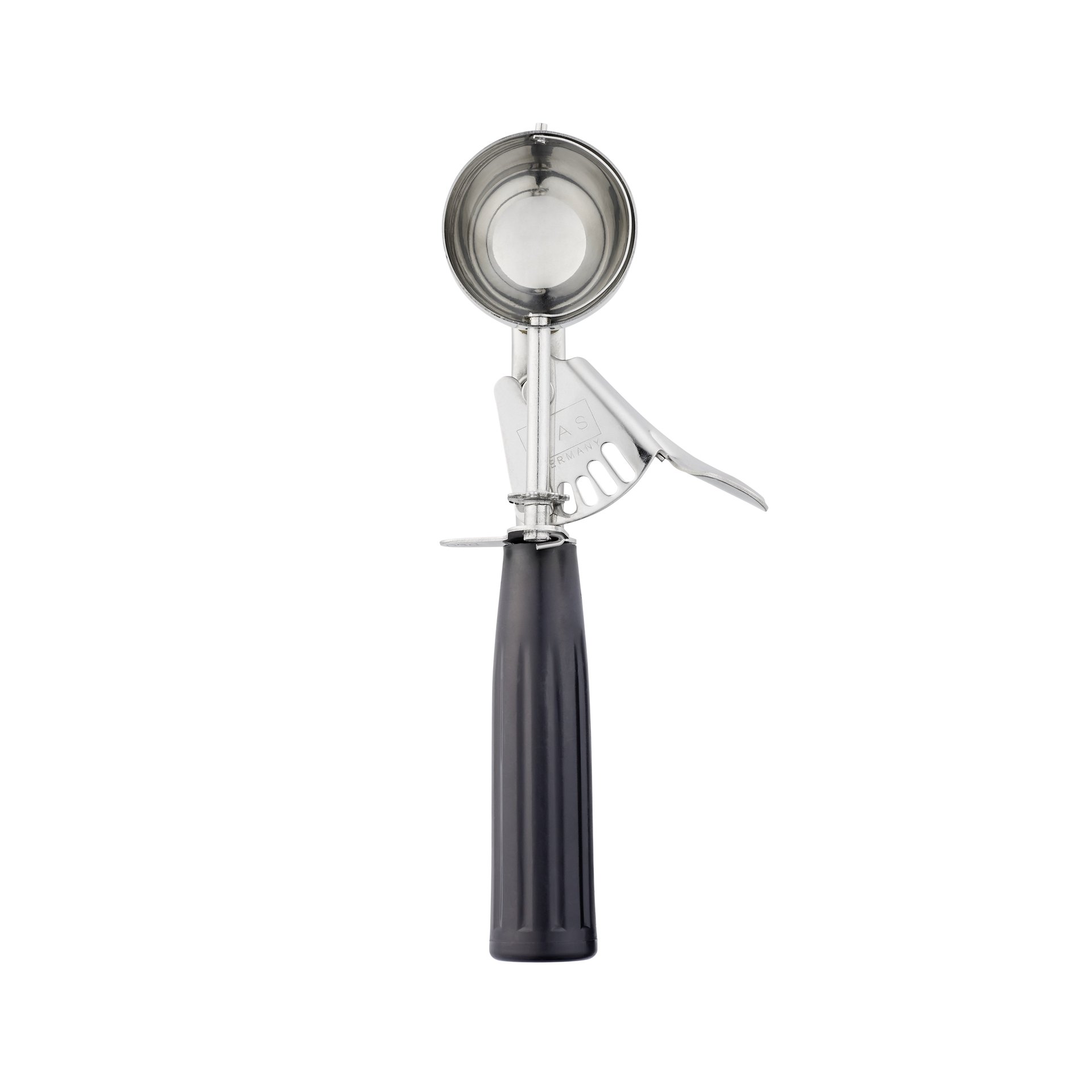 Portionierer, 20,5 cm, Ø 5 cm, schwarzer Griff, Polypropylen Portionierer, 20,5 cm, Ø 5 cm, schwarzer Griff, Polypropylen