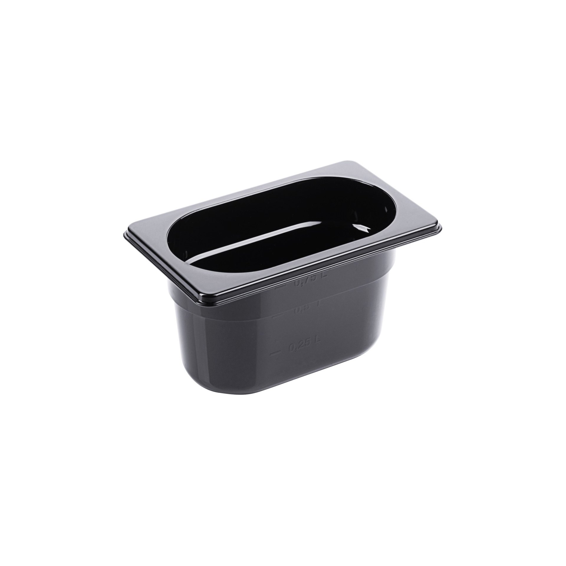 GN Behälter, schwarz 1/9