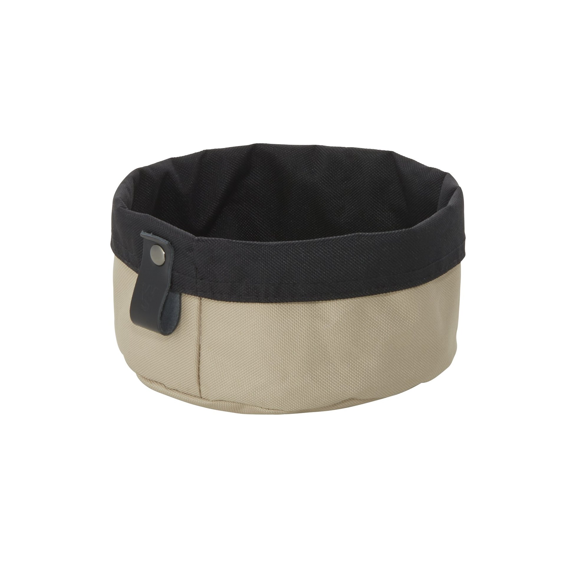 Brottasche FLIP TETRON, Ø 17 cm, Höhe 11 cm, light grey/light khaki, Tetron