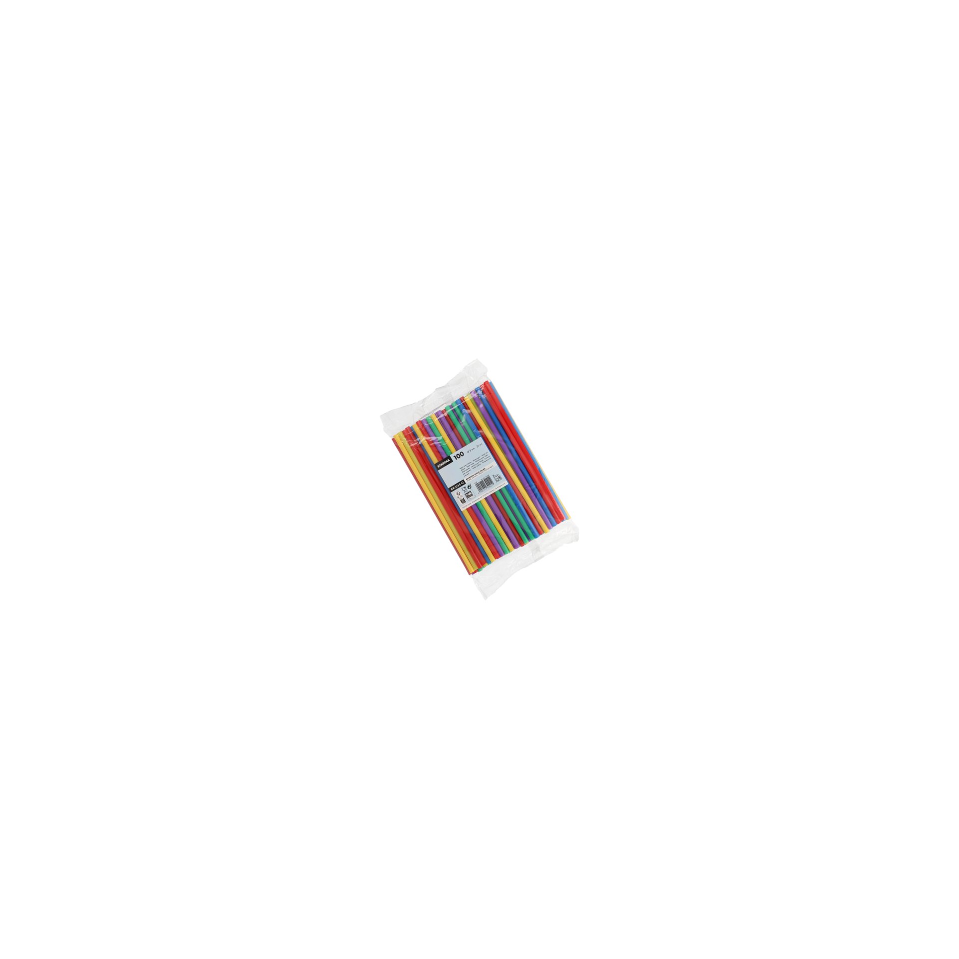 Mehrweg-Shake-Halme PP Ø 8 mm · 25 cm farbig sortiert Mehrweg-Shake-Halme PP Ø 8 mm · 25 cm farbig sortiert