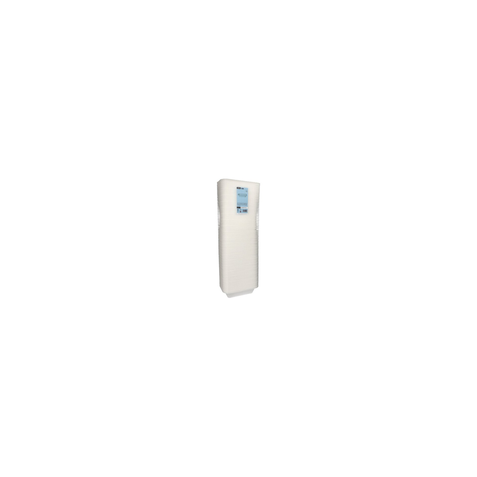 Siegelschalen, XPS 950 ml 5,6 cm x 15 cm x 24 cm weiss laminiert Siegelschalen, XPS 950 ml 5,6 cm x 15 cm x 24 cm weiss laminiert