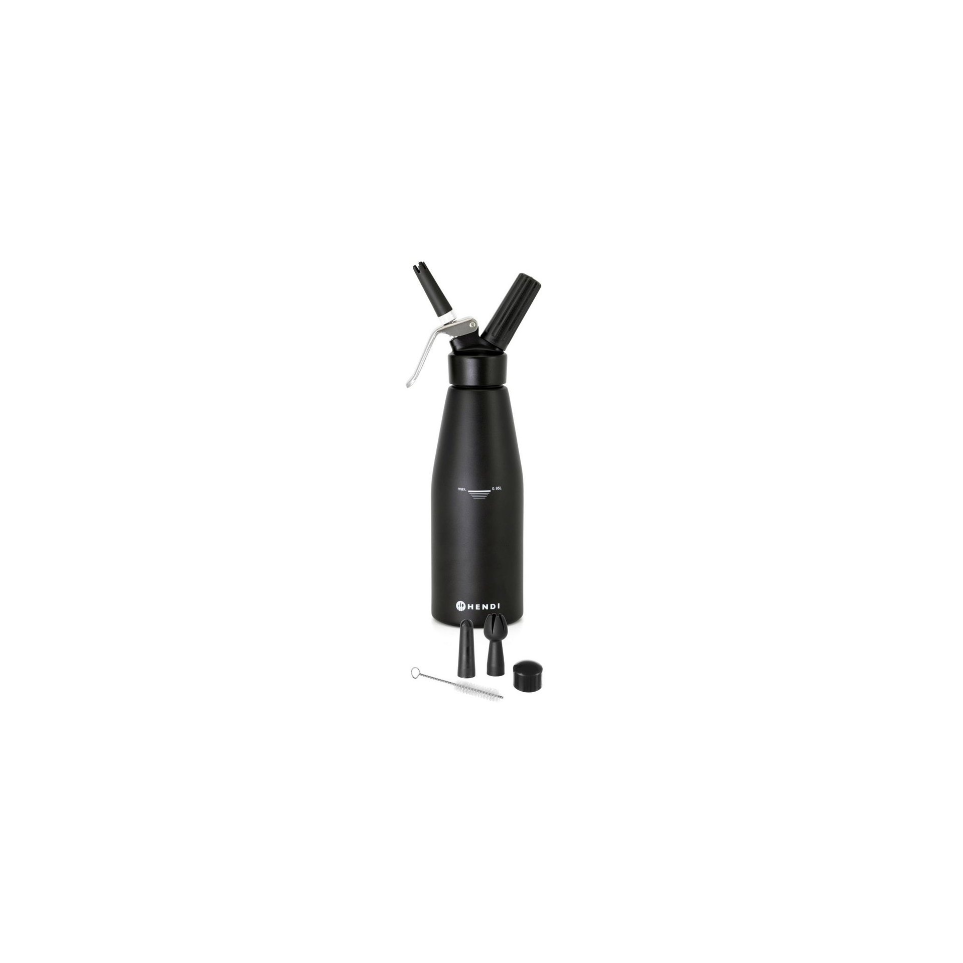 Sahnespender, schwarz, Kitchen Line, 0,95L, Schwarz, ⌀95x(H)320mm Sahnespender, schwarz, Kitchen Line, 0,95L, Schwarz, ⌀95x(H)320mm