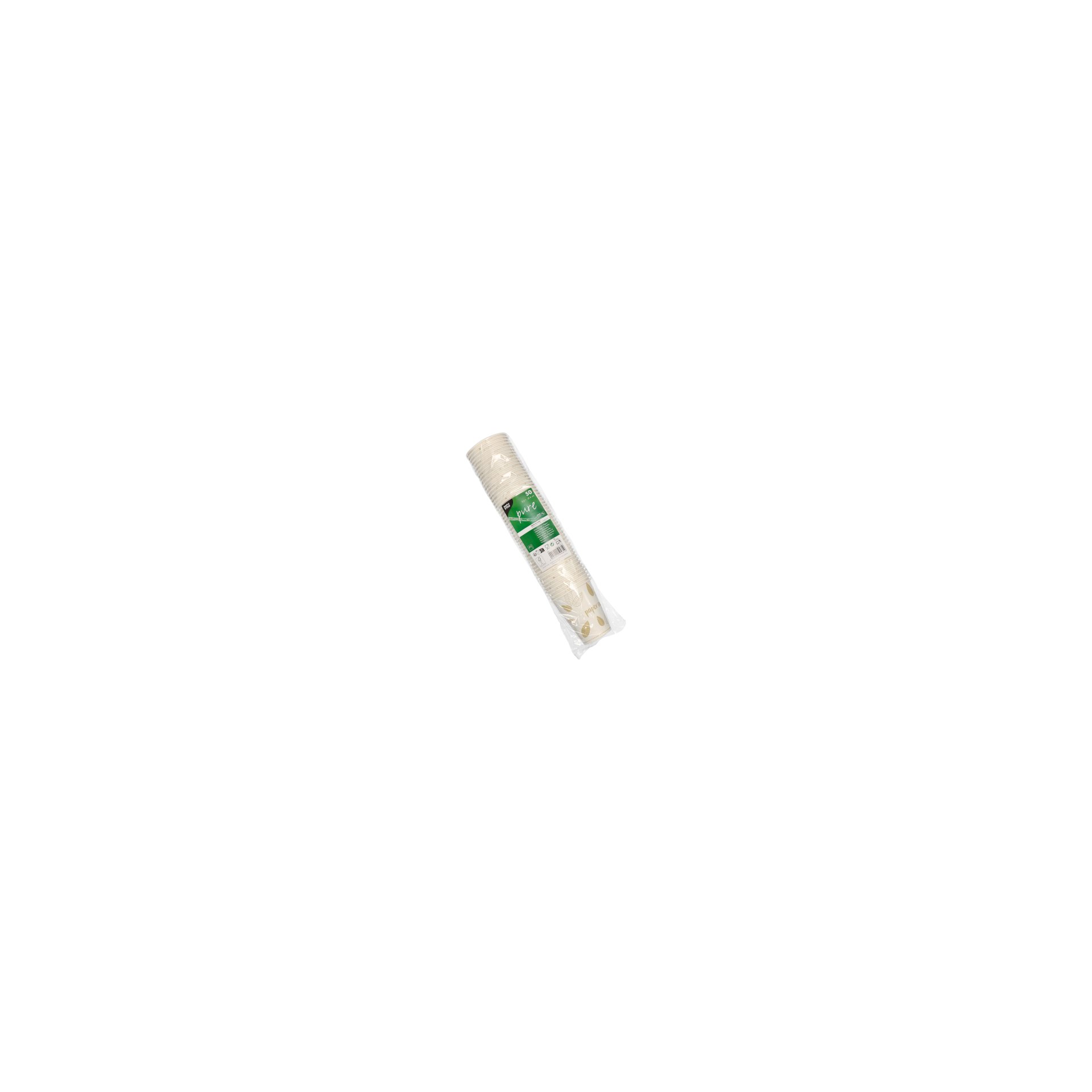 Trinkbecher, Pappe "pure" 0,2 l Ø 8 cm · 9,2 cm "ZERO"